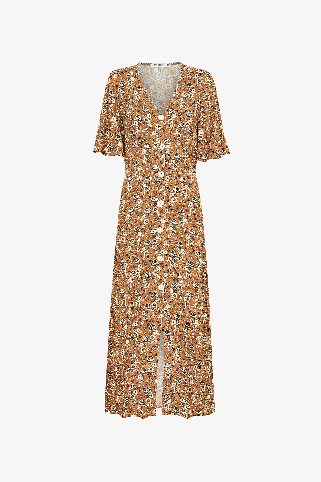 VESTIDO PROVENZAL CAMEL