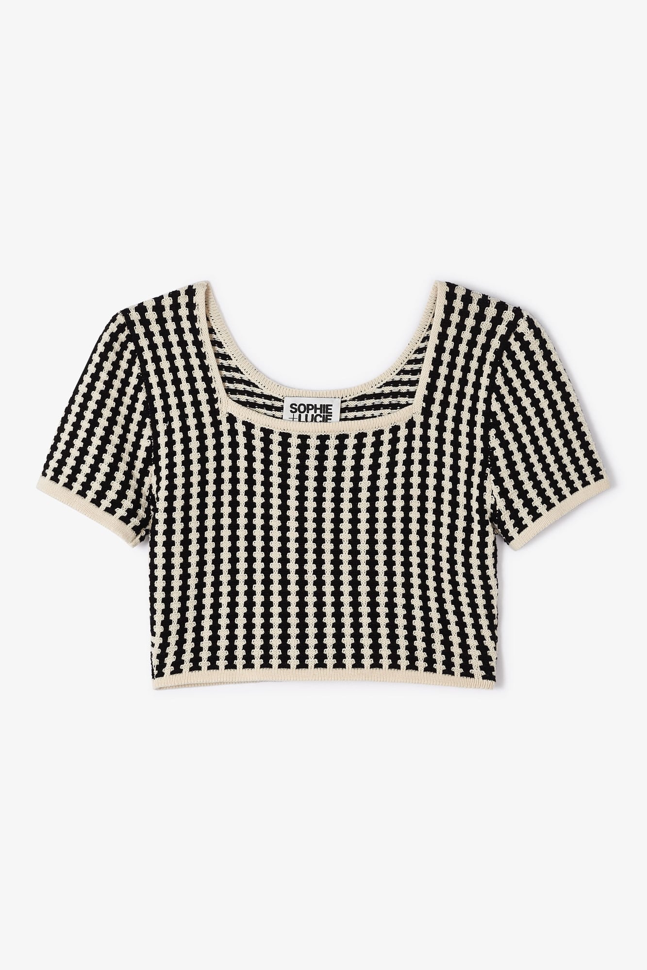 TOP ANTONIA TWO-TONE KNIT