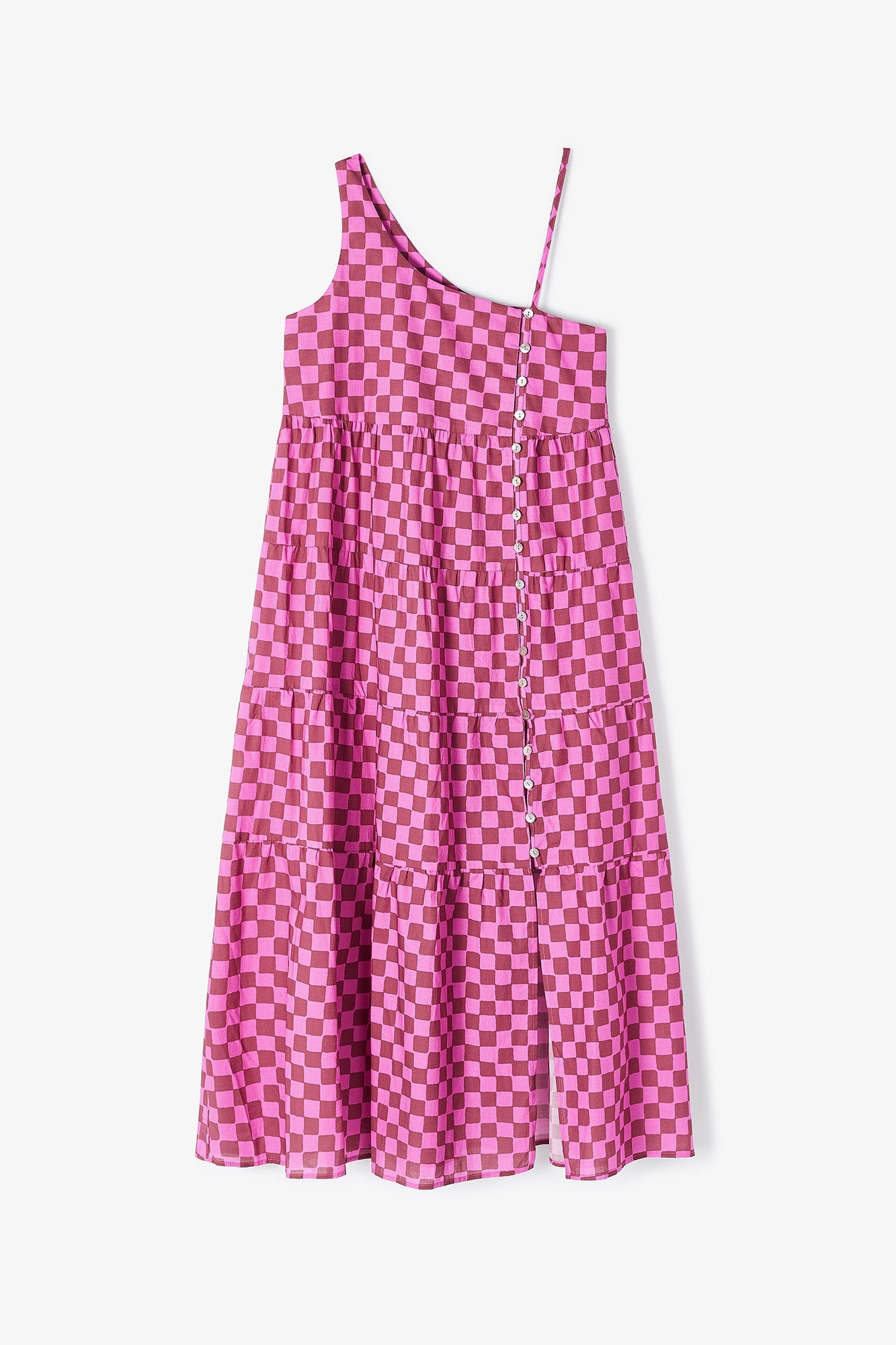 CHECKERBOARD SCALE DRESS