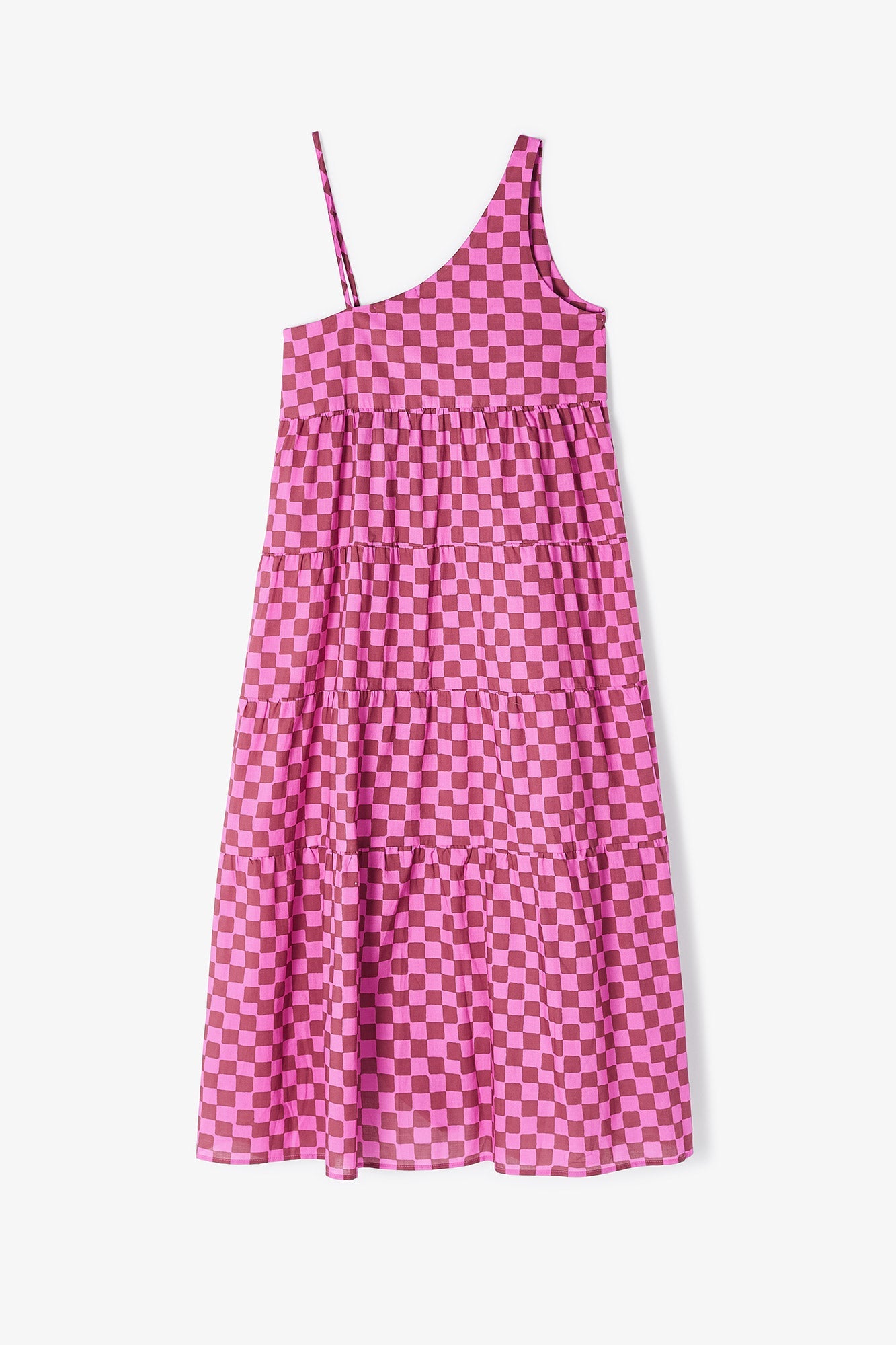 CHECKERBOARD SCALE DRESS