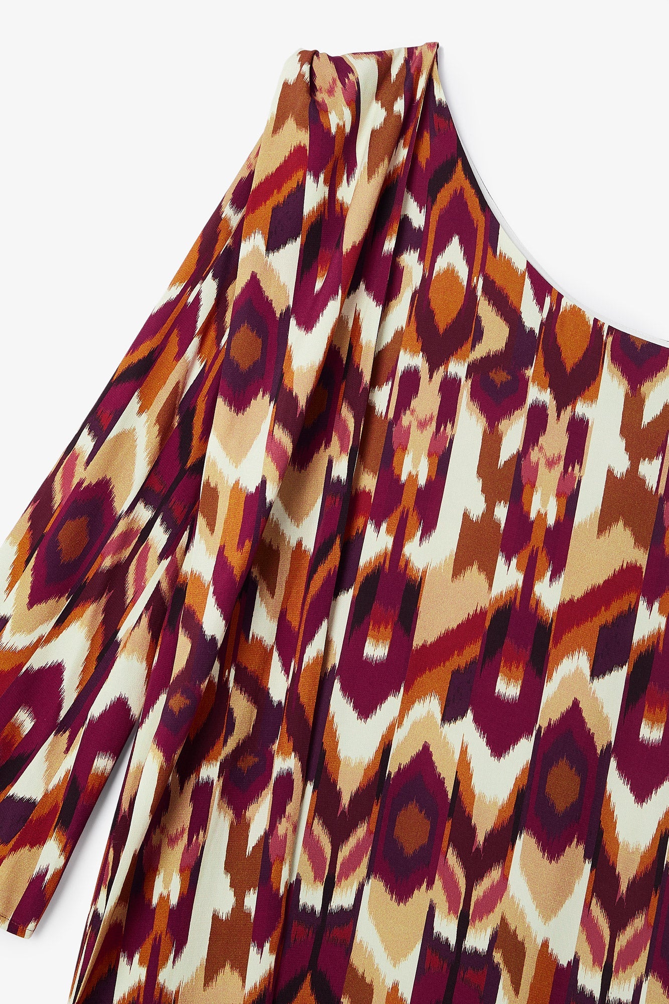 REDDISH PIA IKAT DRESS