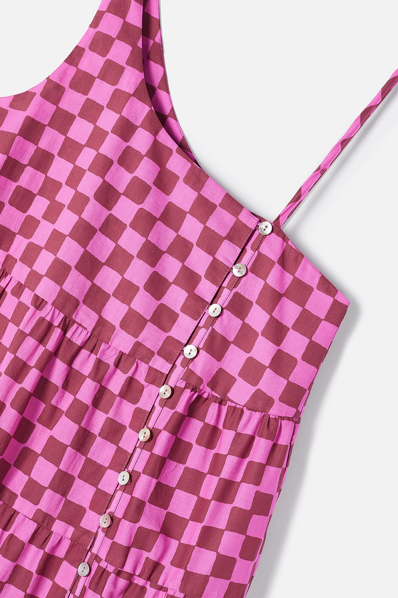 CHECKERBOARD SCALE DRESS