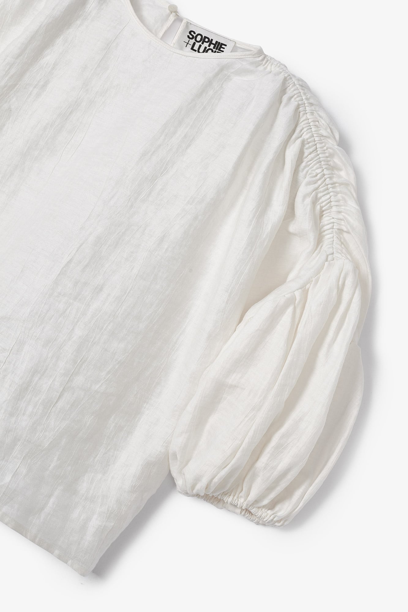 PATI CRASH WHITE BLOUSE