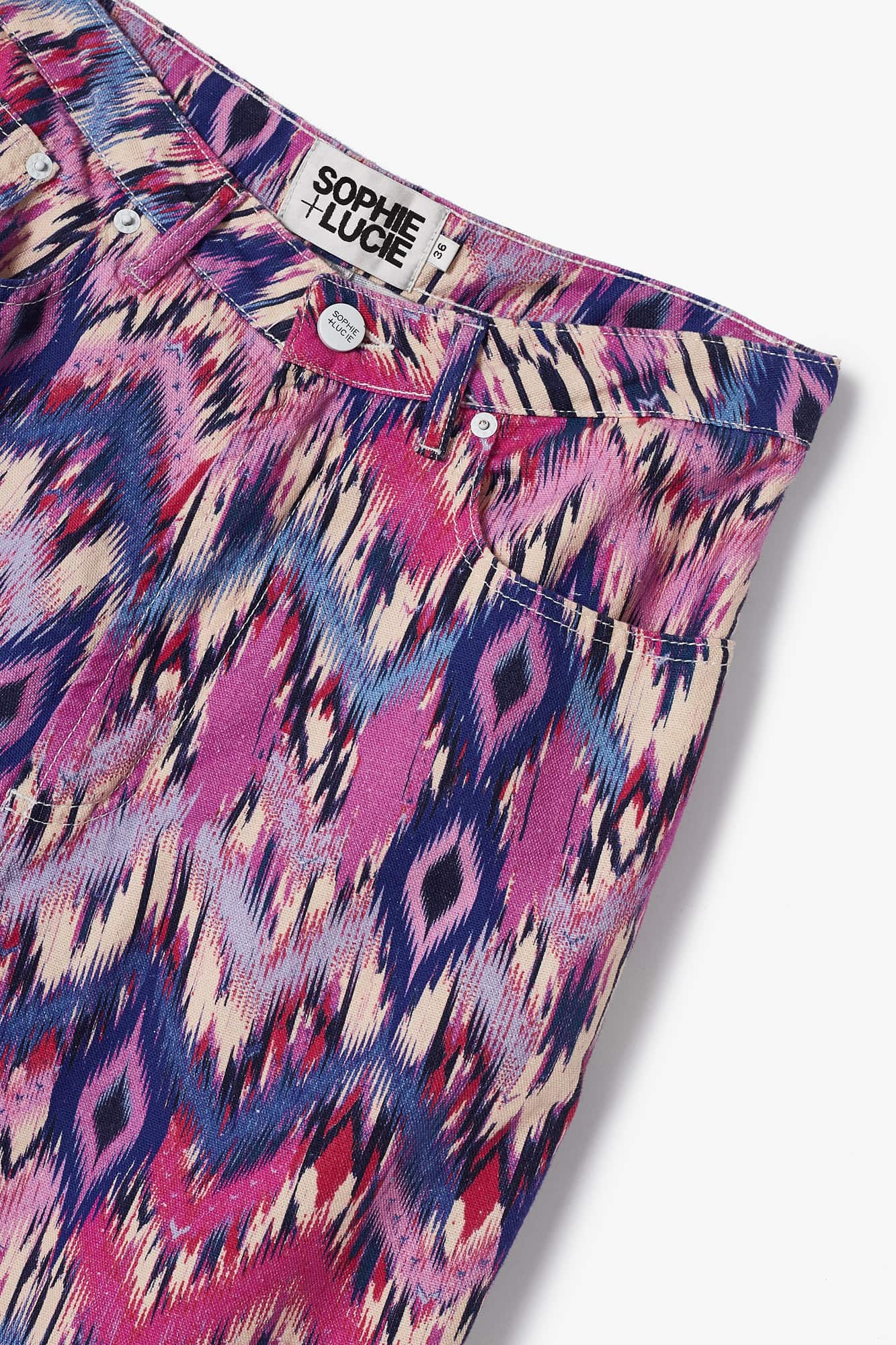 LUCCI IKAT FUCSIA JEANS