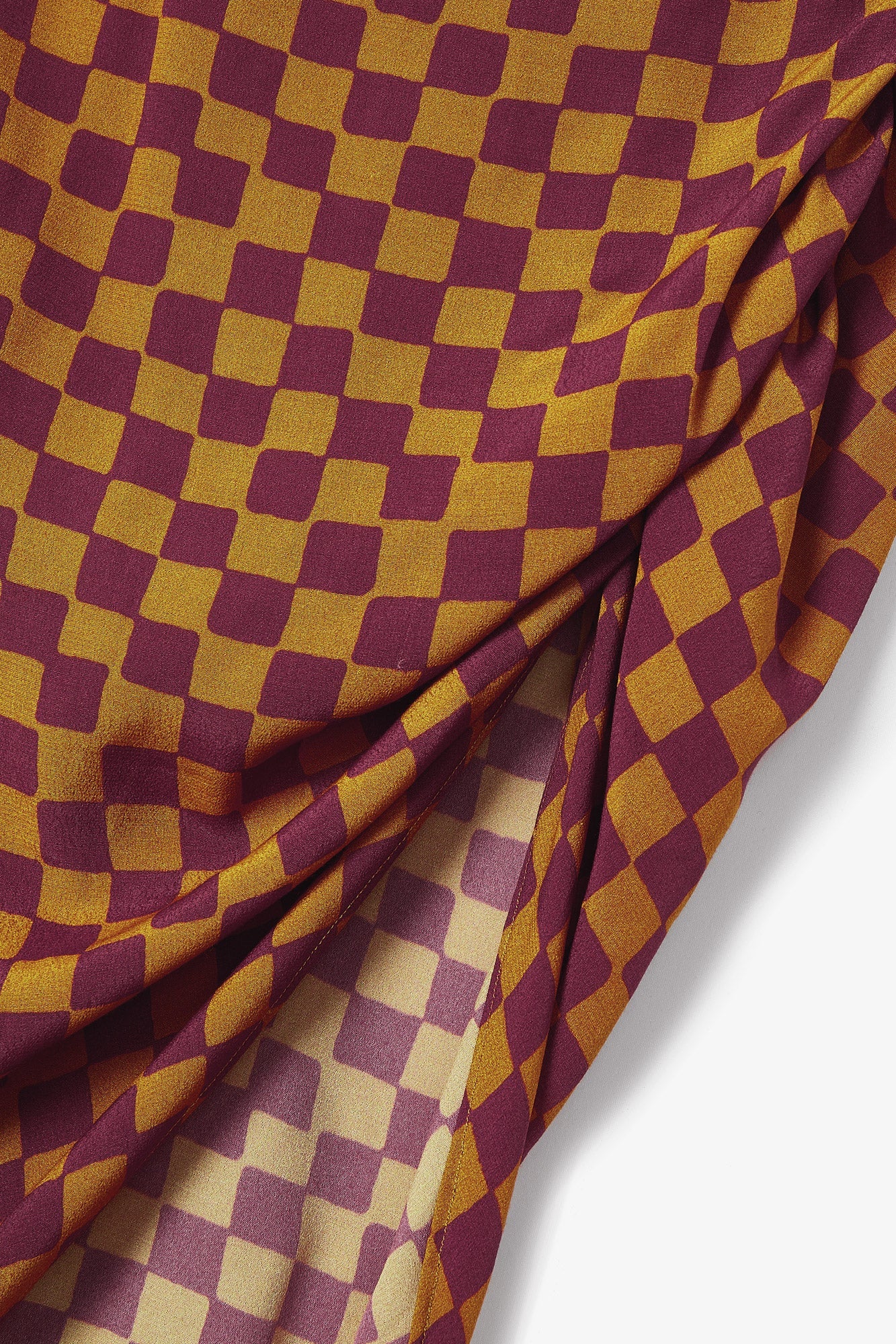 CURRY MINI CHECKERBOARD LADY SKIRT