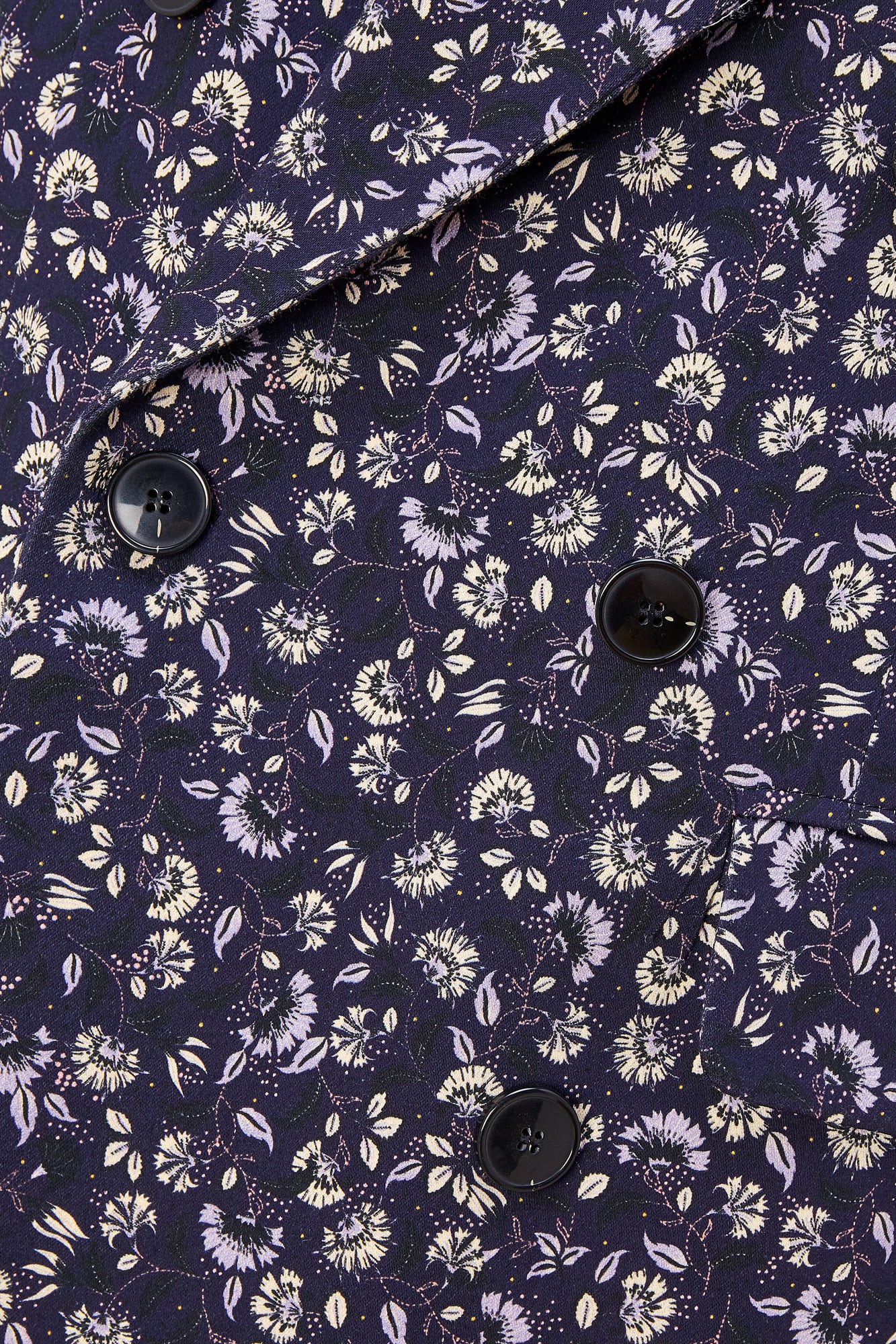 NAVY FLOWER OVERALLS