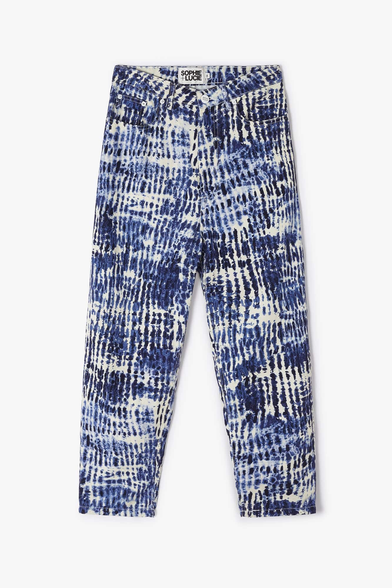 LUCCI BLUE TIE DYE JEANS
