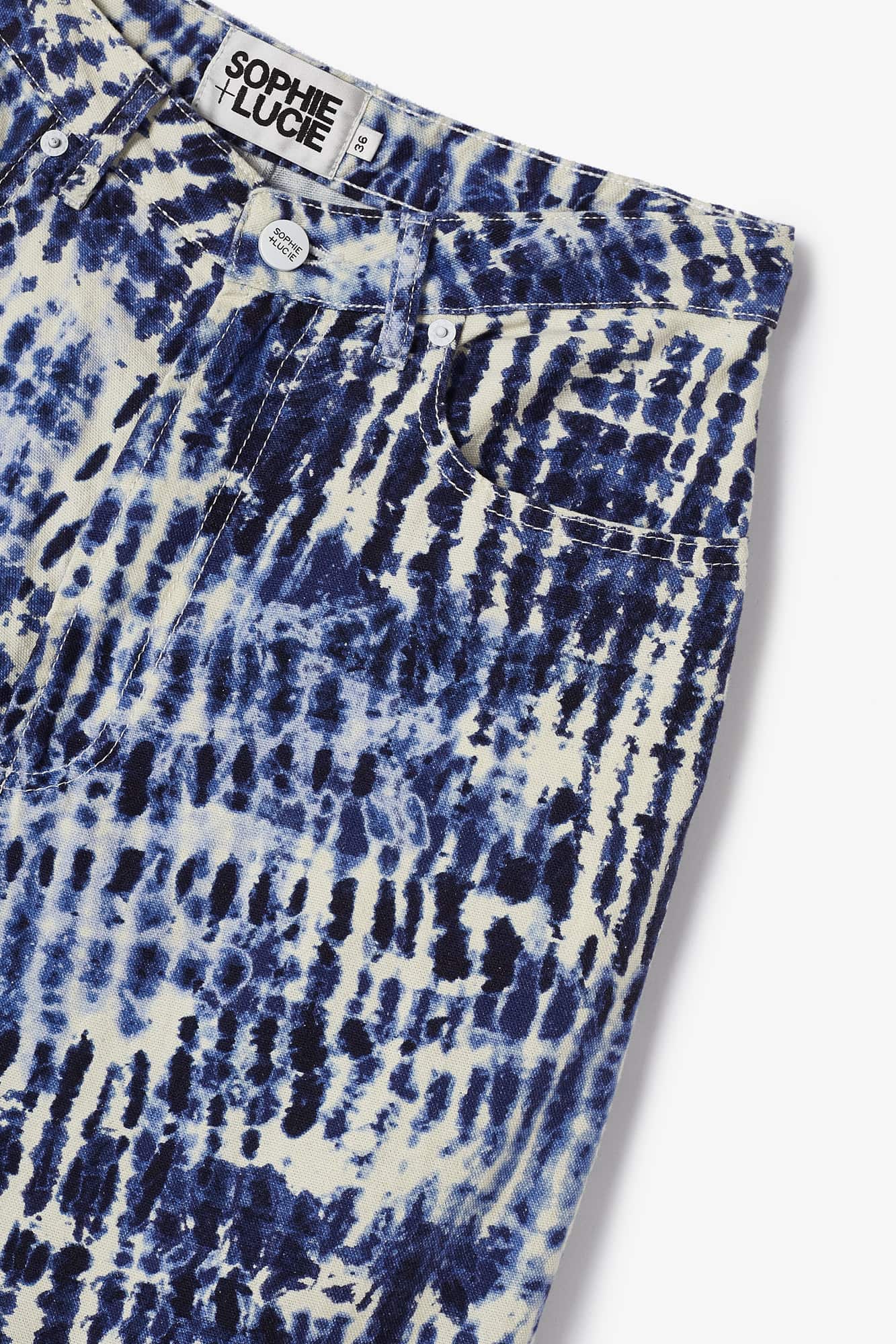 LUCCI BLUE TIE DYE JEANS