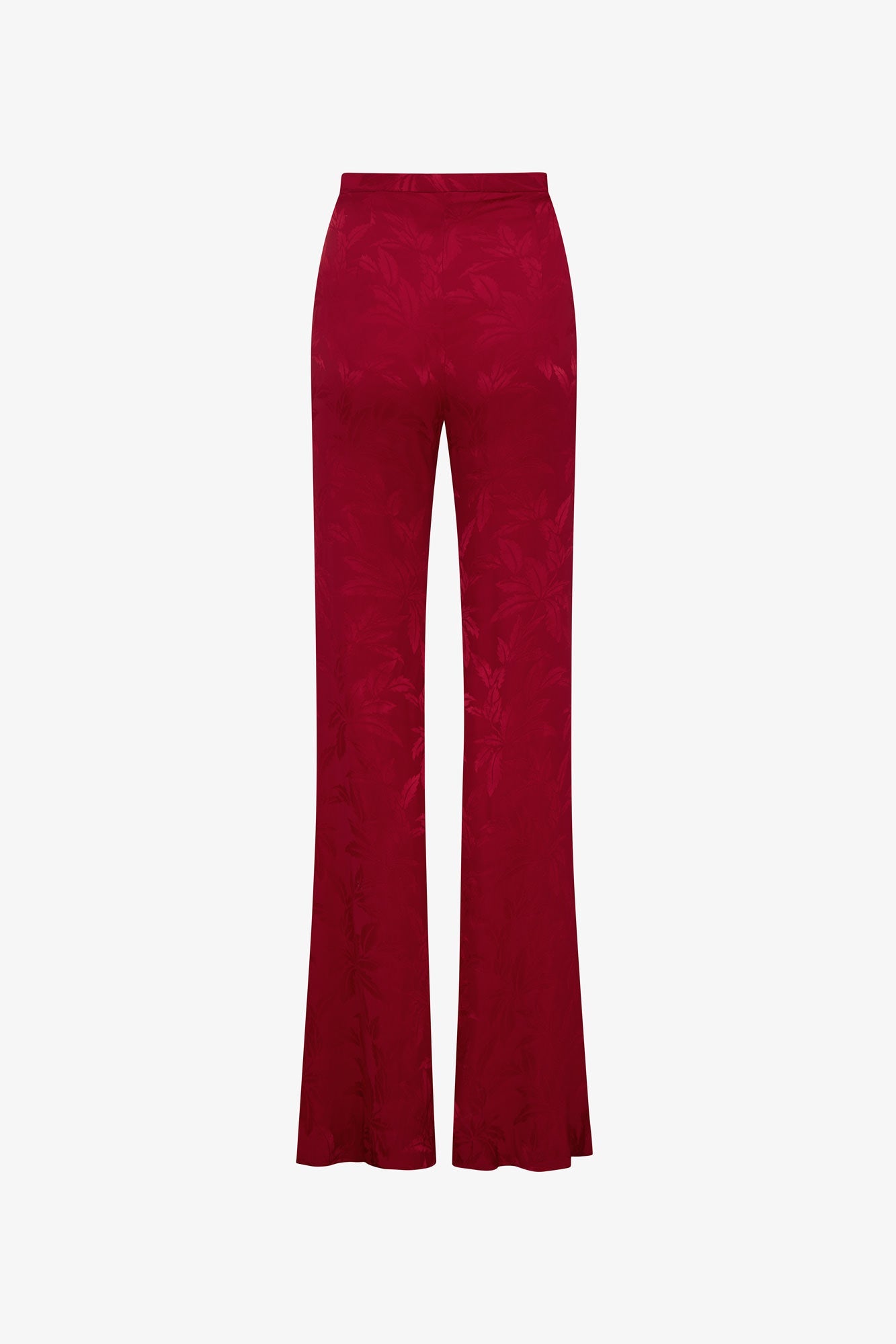 Cherry Palm Pleat Trousers