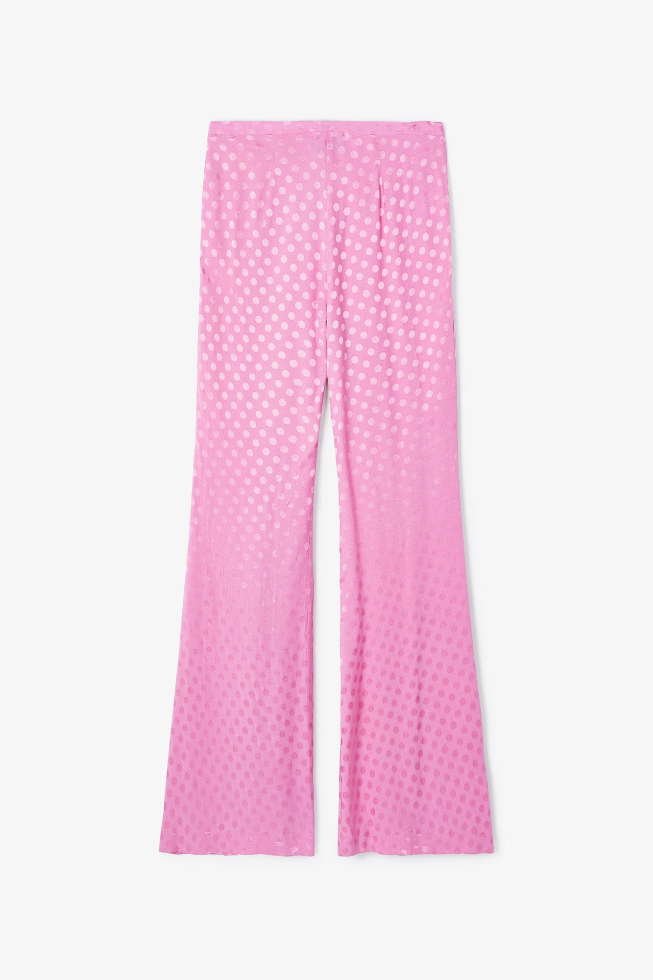 STRAWBERRY POLKA DOT PLEATED PANTS