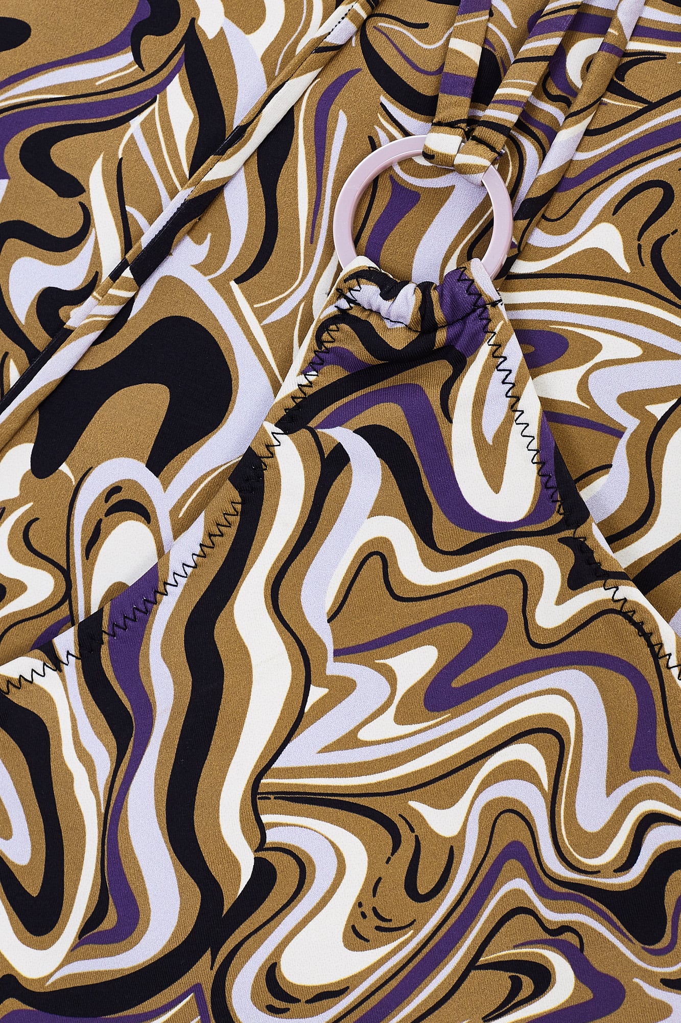 PSYCHEDELIC ASYMMETRIC SWIMSUIT