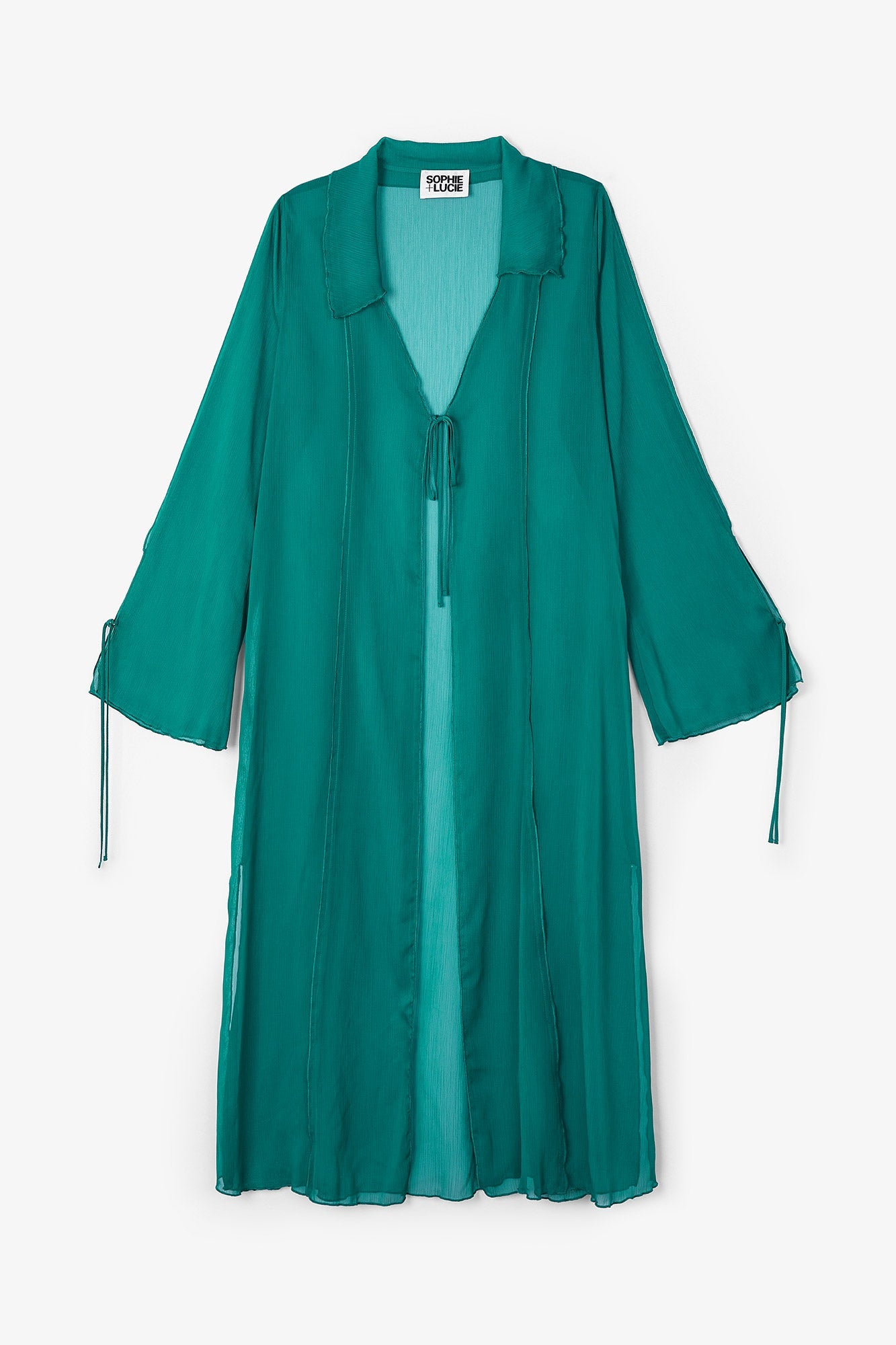 COBALT BAMBULA CHIFFON TUNIC