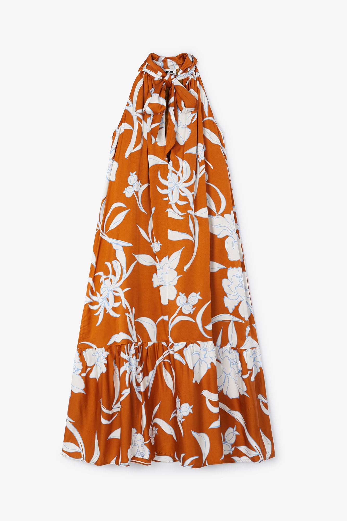GERA PALERMO CARAMEL DRESS