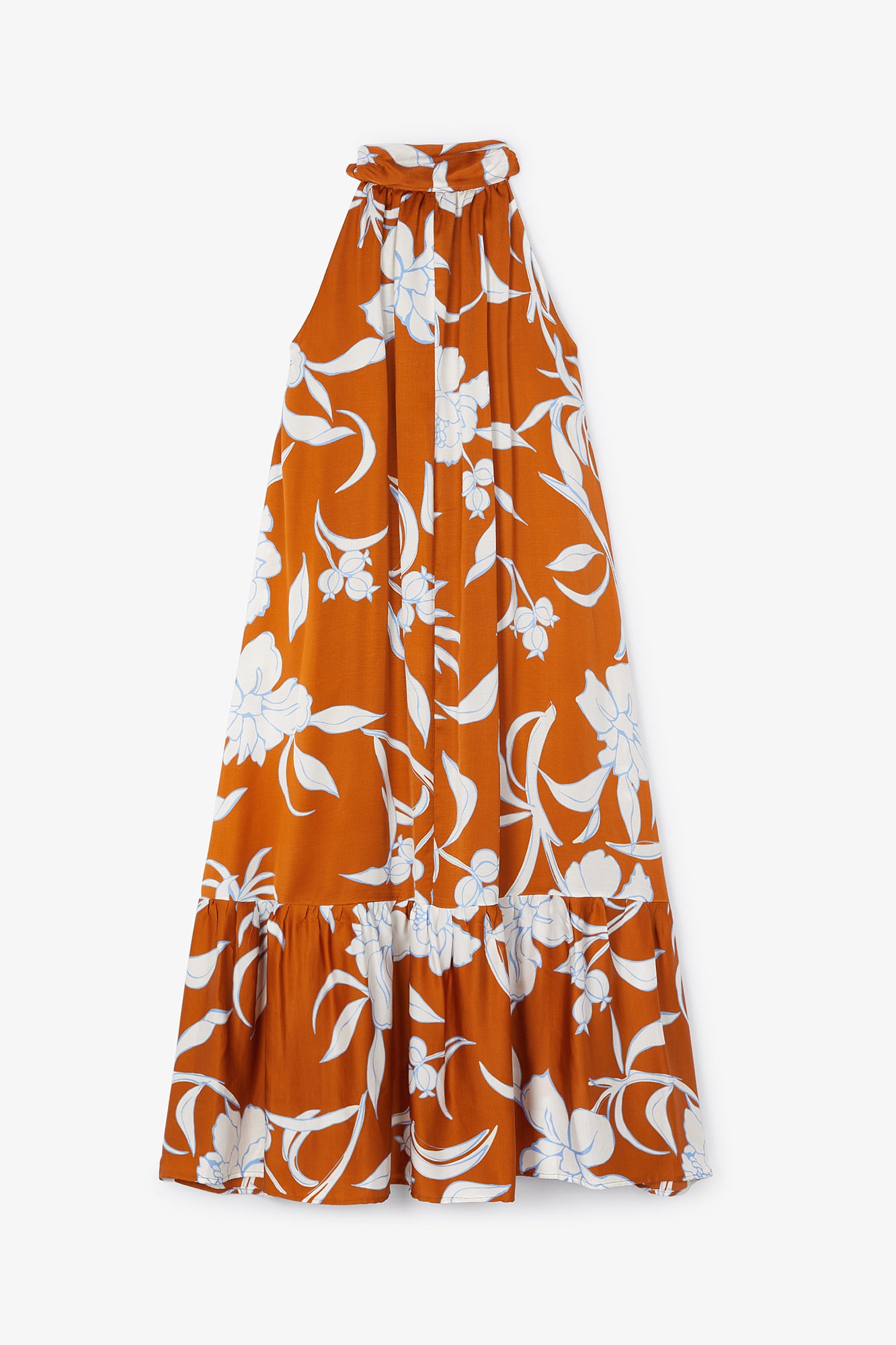 GERA PALERMO CARAMEL DRESS