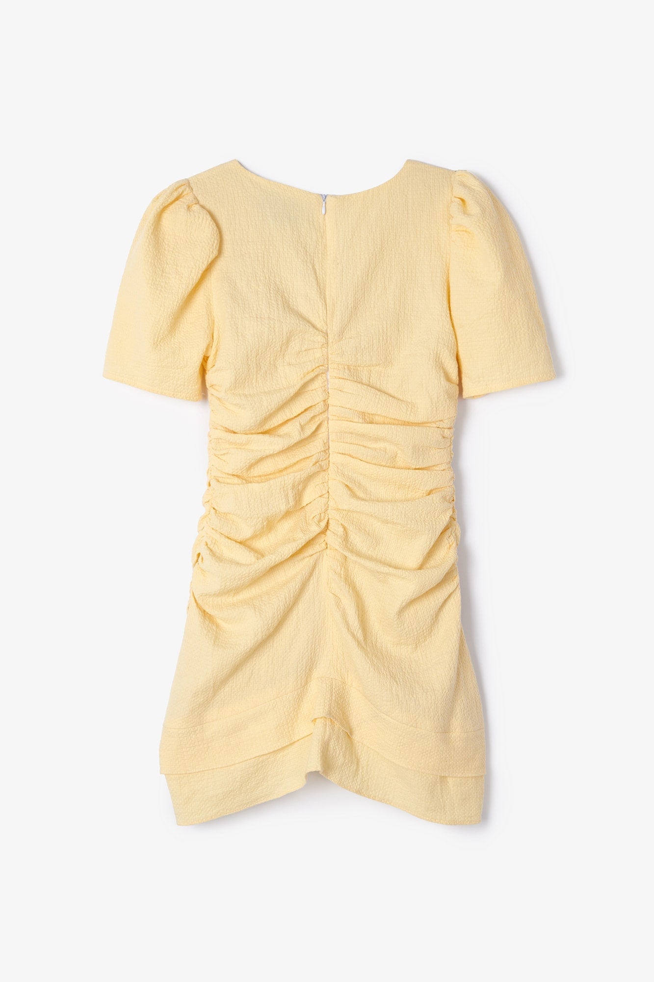 GIN DRESS EMBOSSED VANILLA