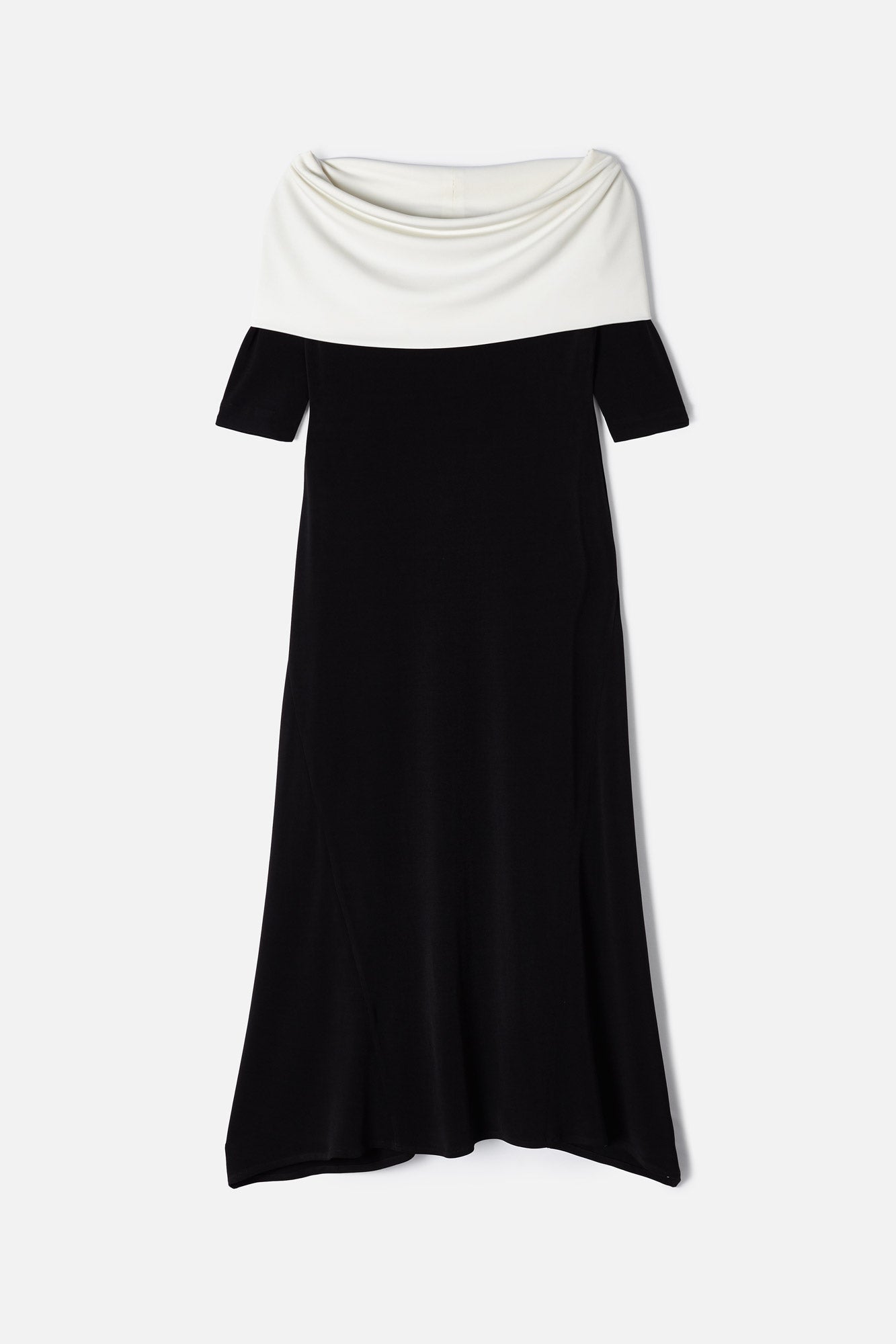 GILDA DRESS IN TWO-TONE KNIT