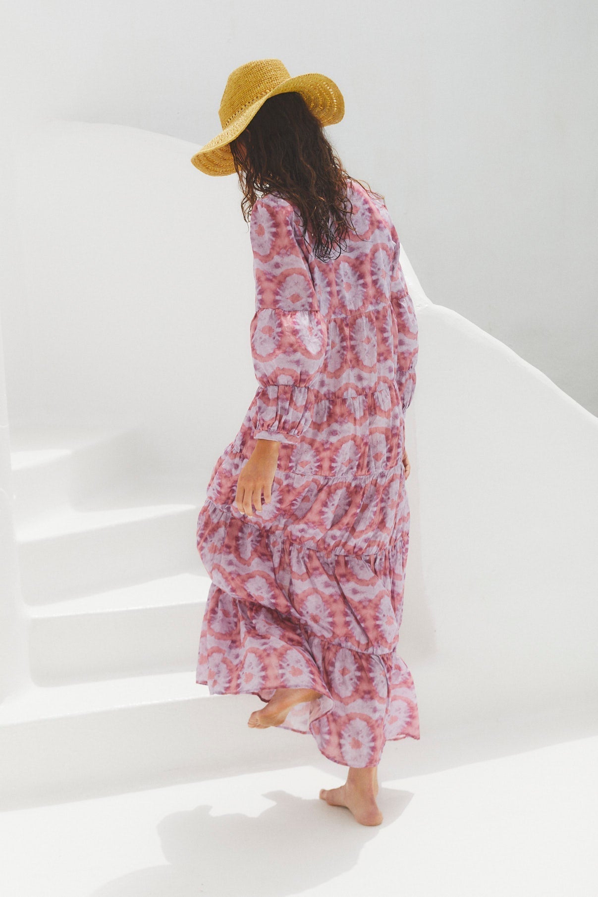 SAVINA TIE DYE PURPLE DRESS