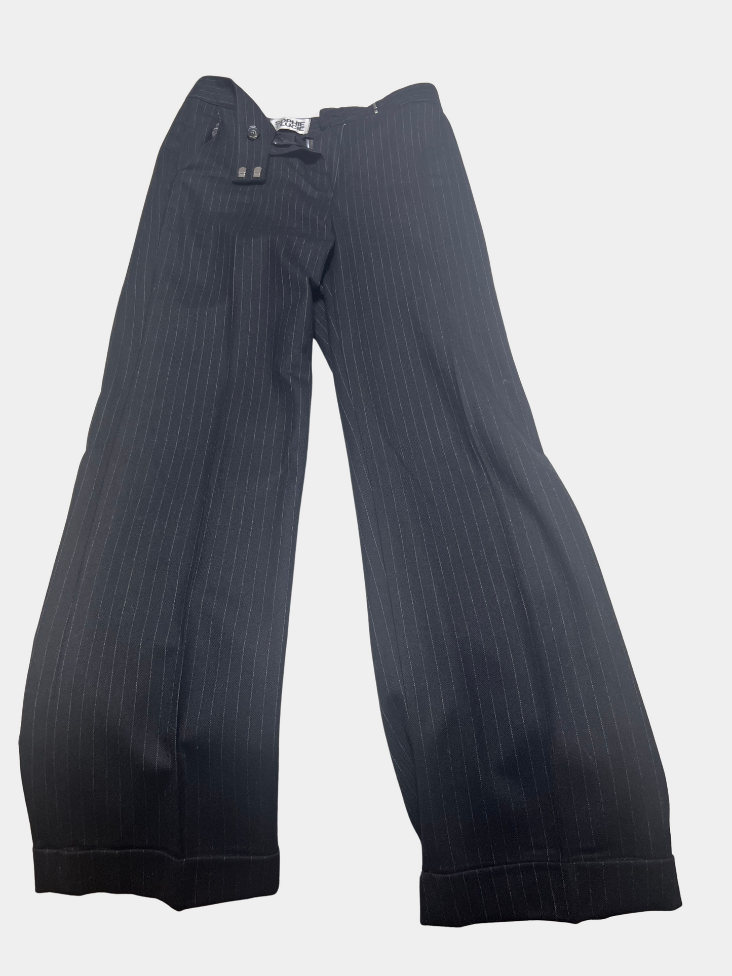 Pinstripe trousers