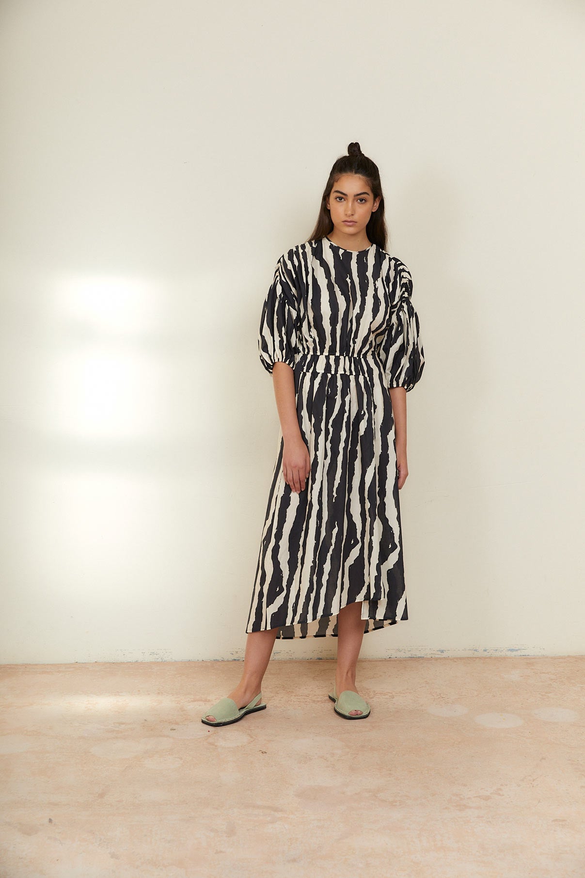 PATY BLACK ZEBRA DRESS