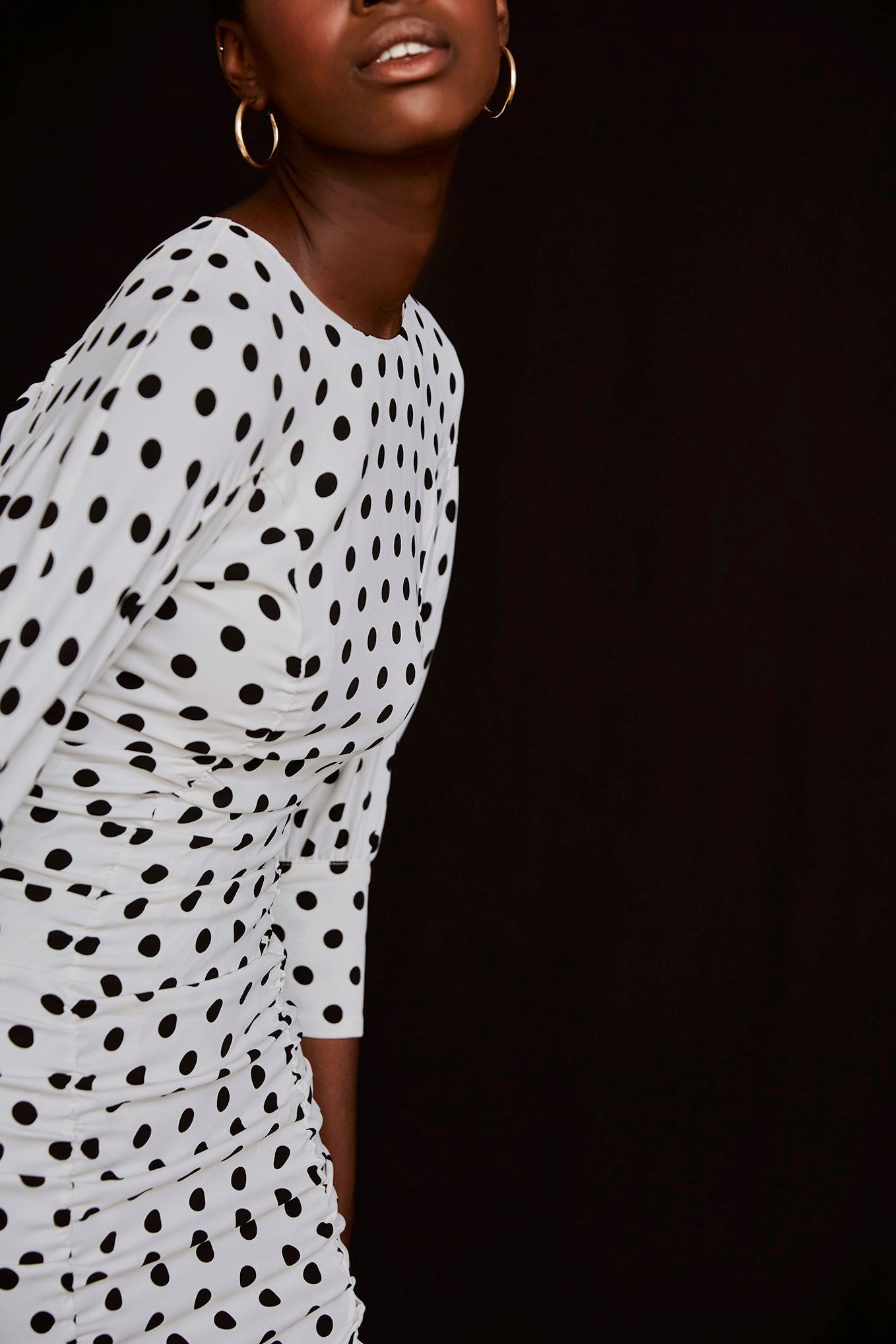 MOON RUFFLED DRESS