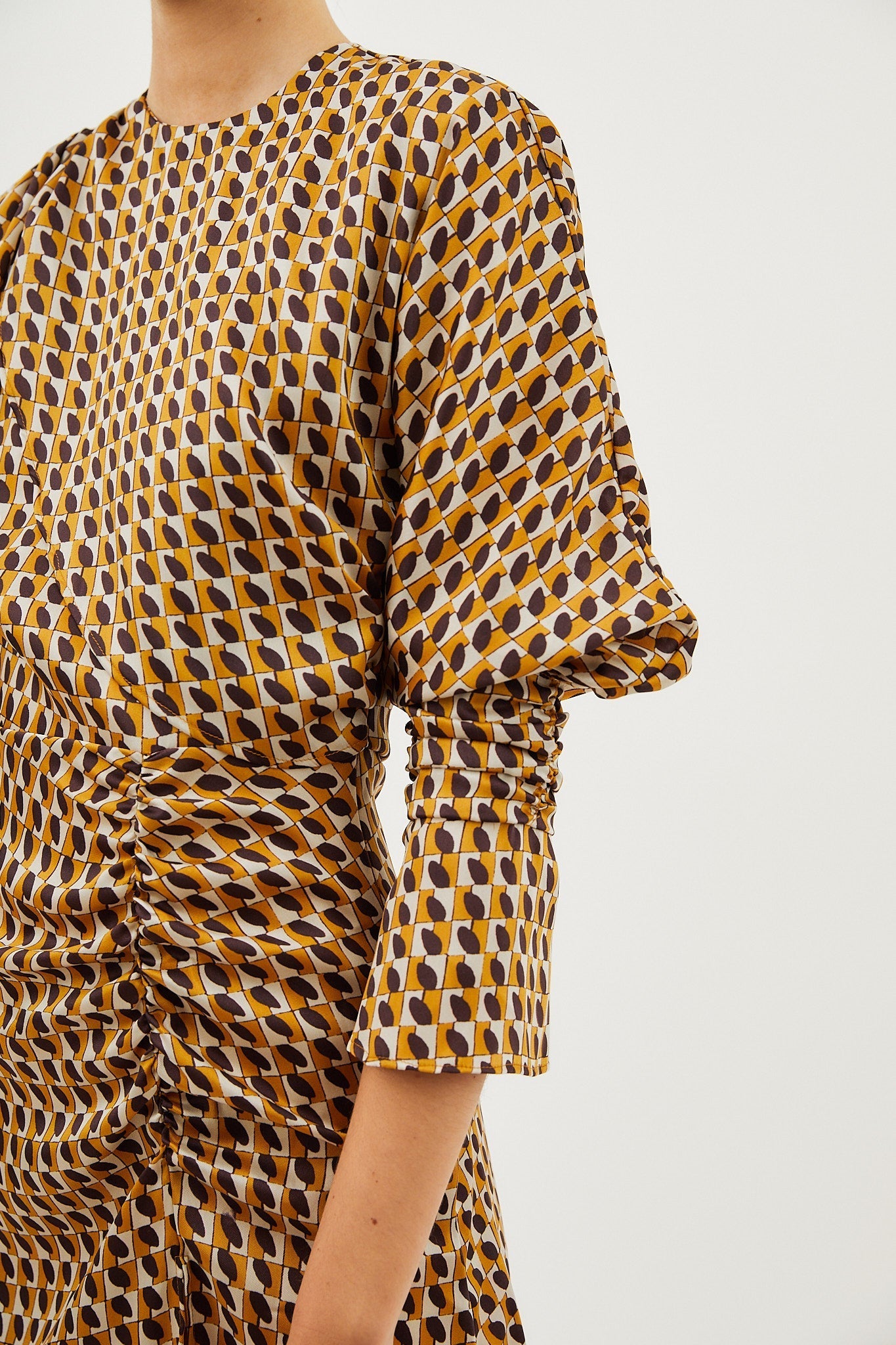 COFFEE WAVES DRESS