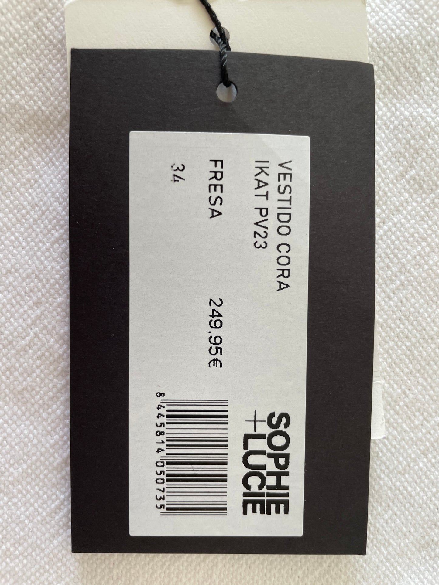 VESTIDO CORA IKAT FRESA