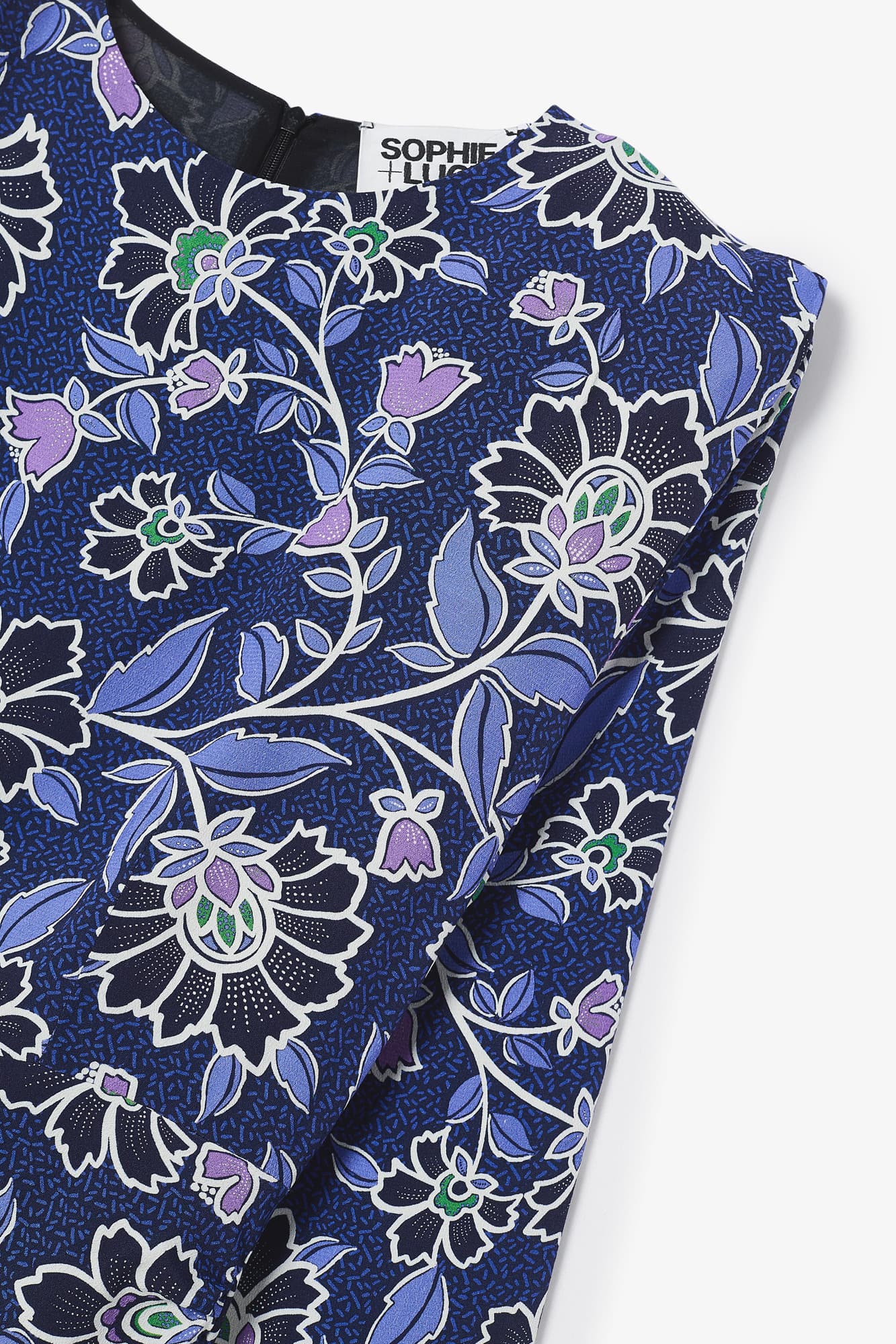 BEKY BLUE TULIP DRESS