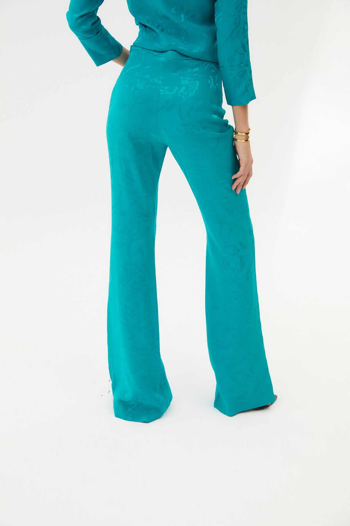 ICON TURQUOISE BRANCHES PANTS