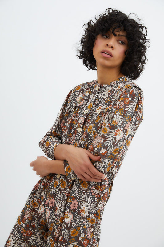 JUMPSUIT  BALI TOBACCO CABURGO FLOWER