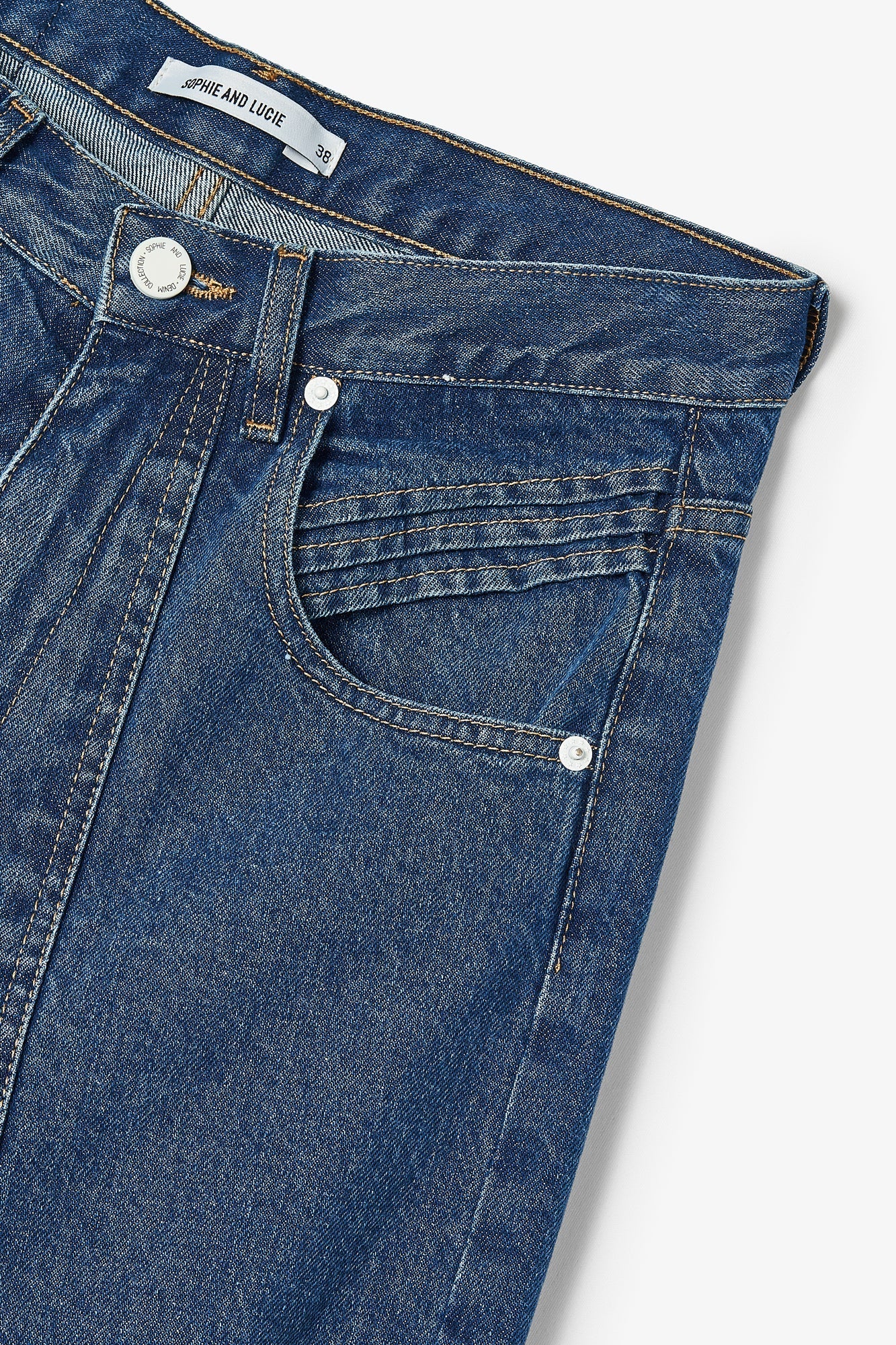 90'S BLUE TWILL JEANS