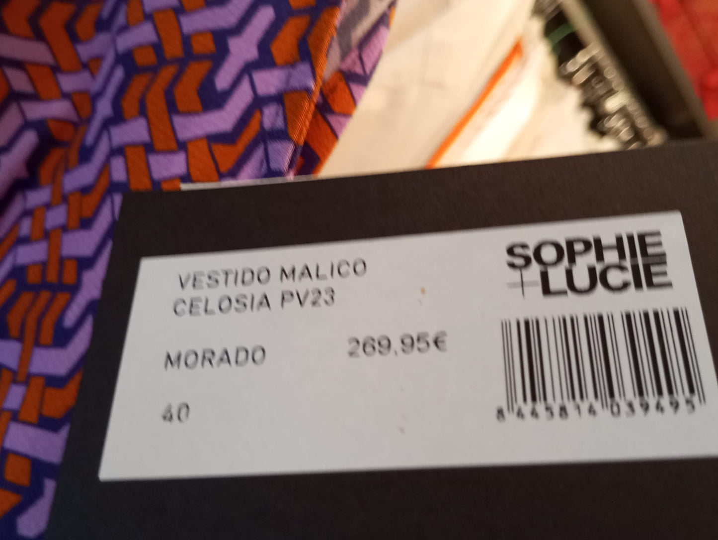 VESTIDO MALICO CELOSIA MORADO