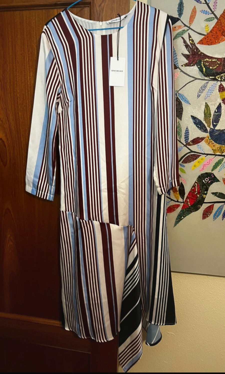 VESTIDO MIDI RAYAS