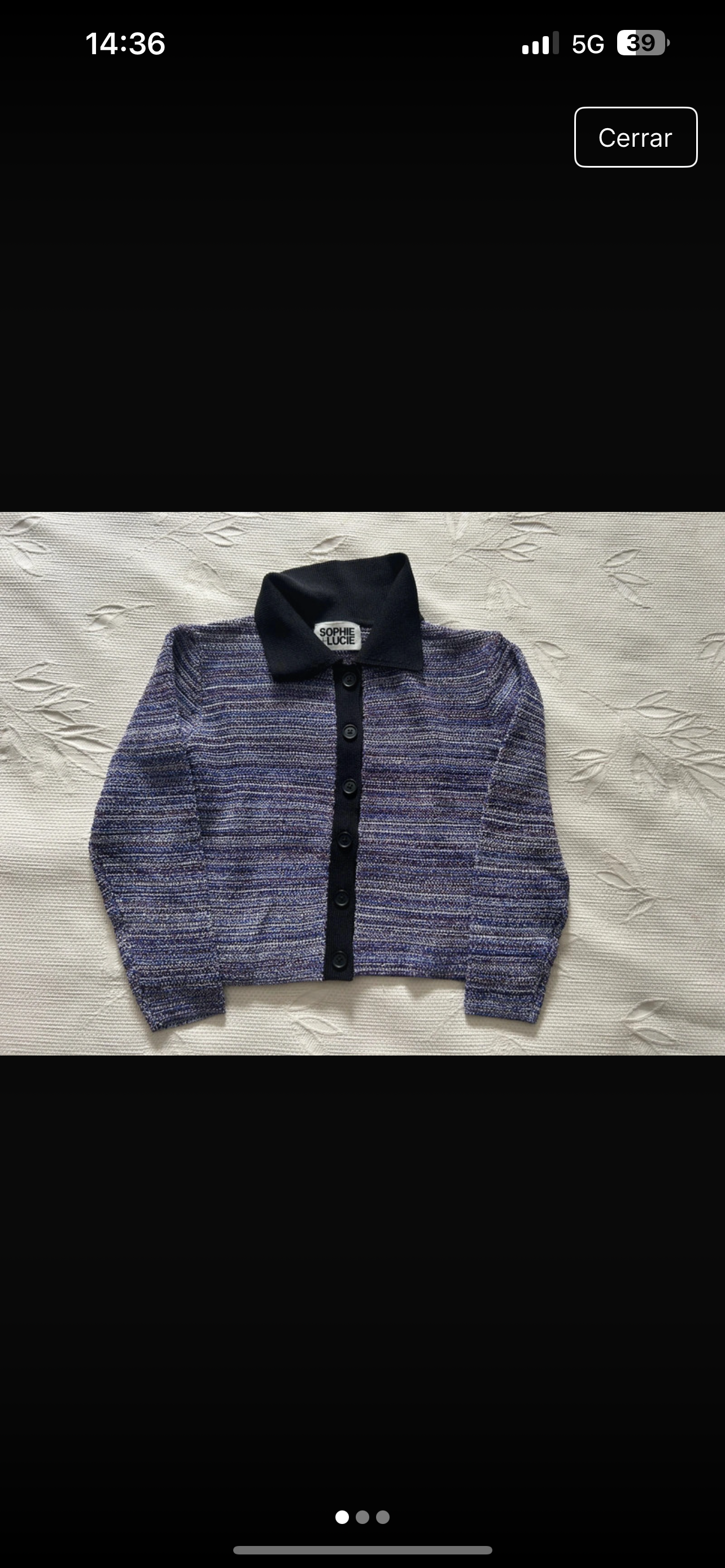 CHAQUETA ANTONIA PUNTO MELANGE