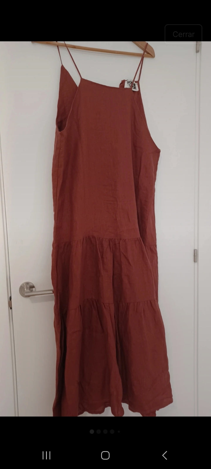 VESTIDO CARMINA TERRACOTA