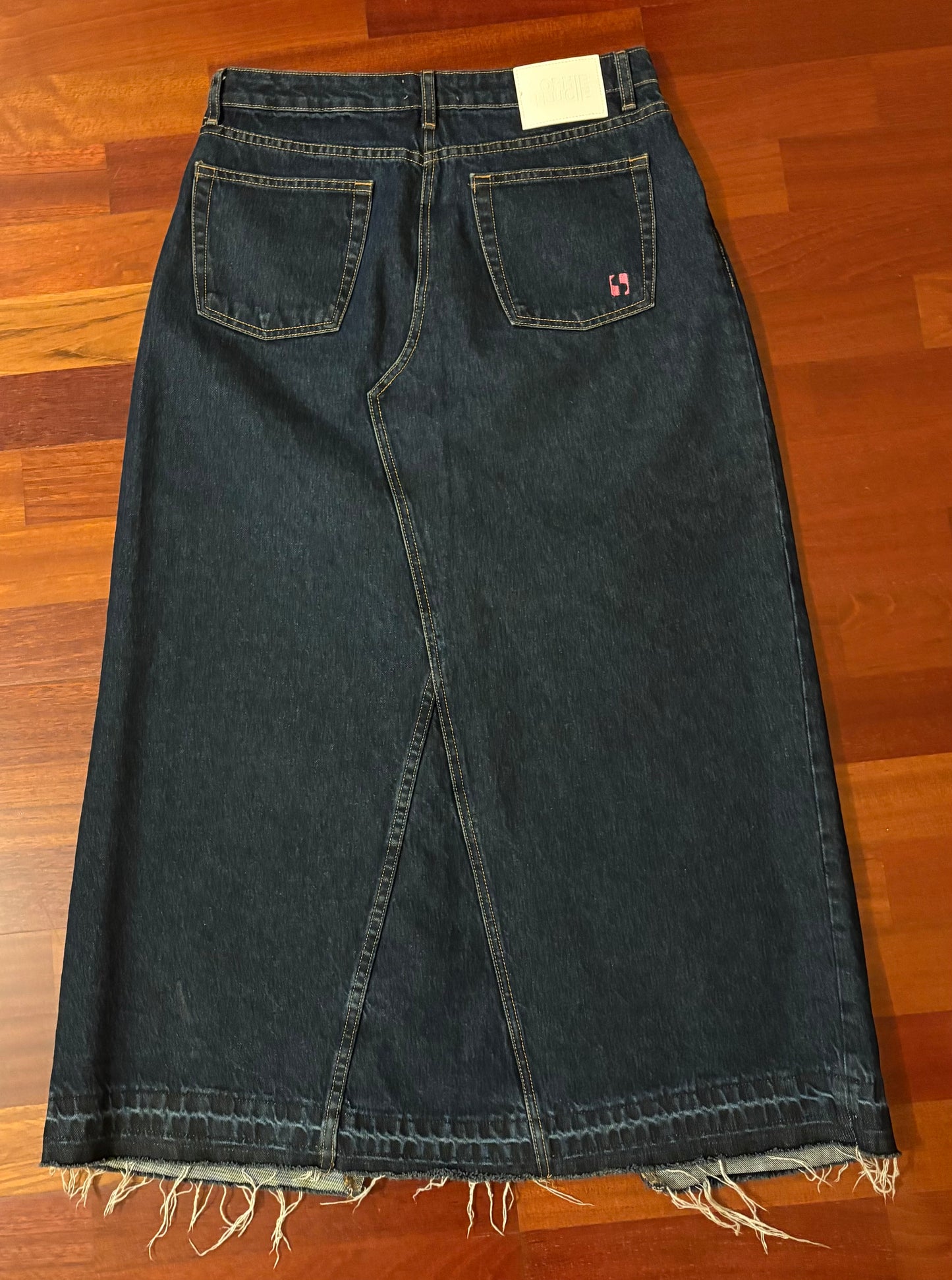 FALDA VAQUERA DENIM OSCURO