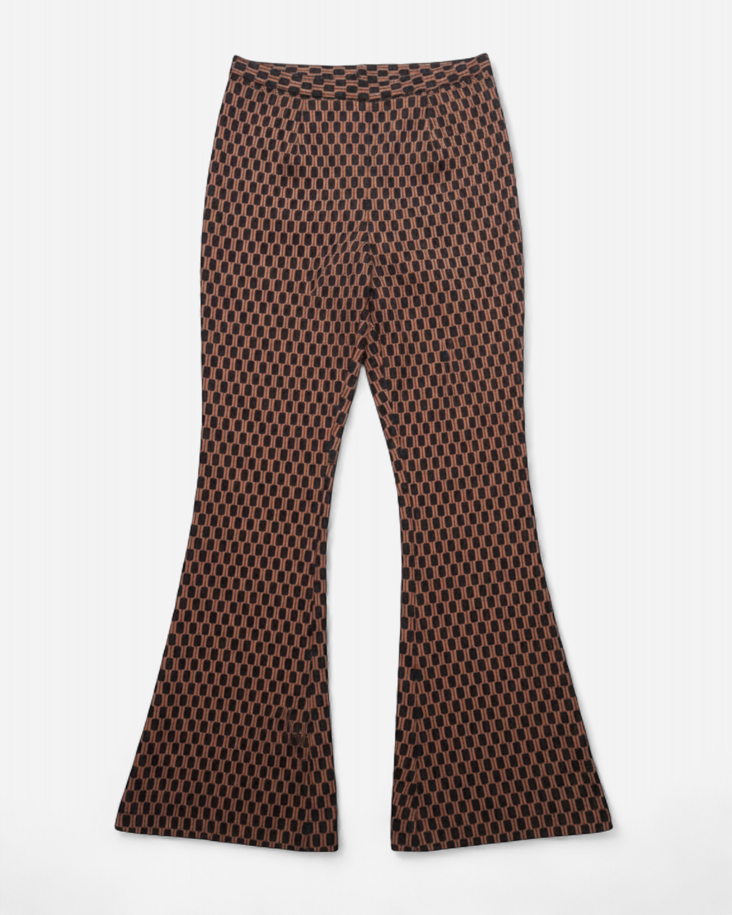 Traje estampado geométrico