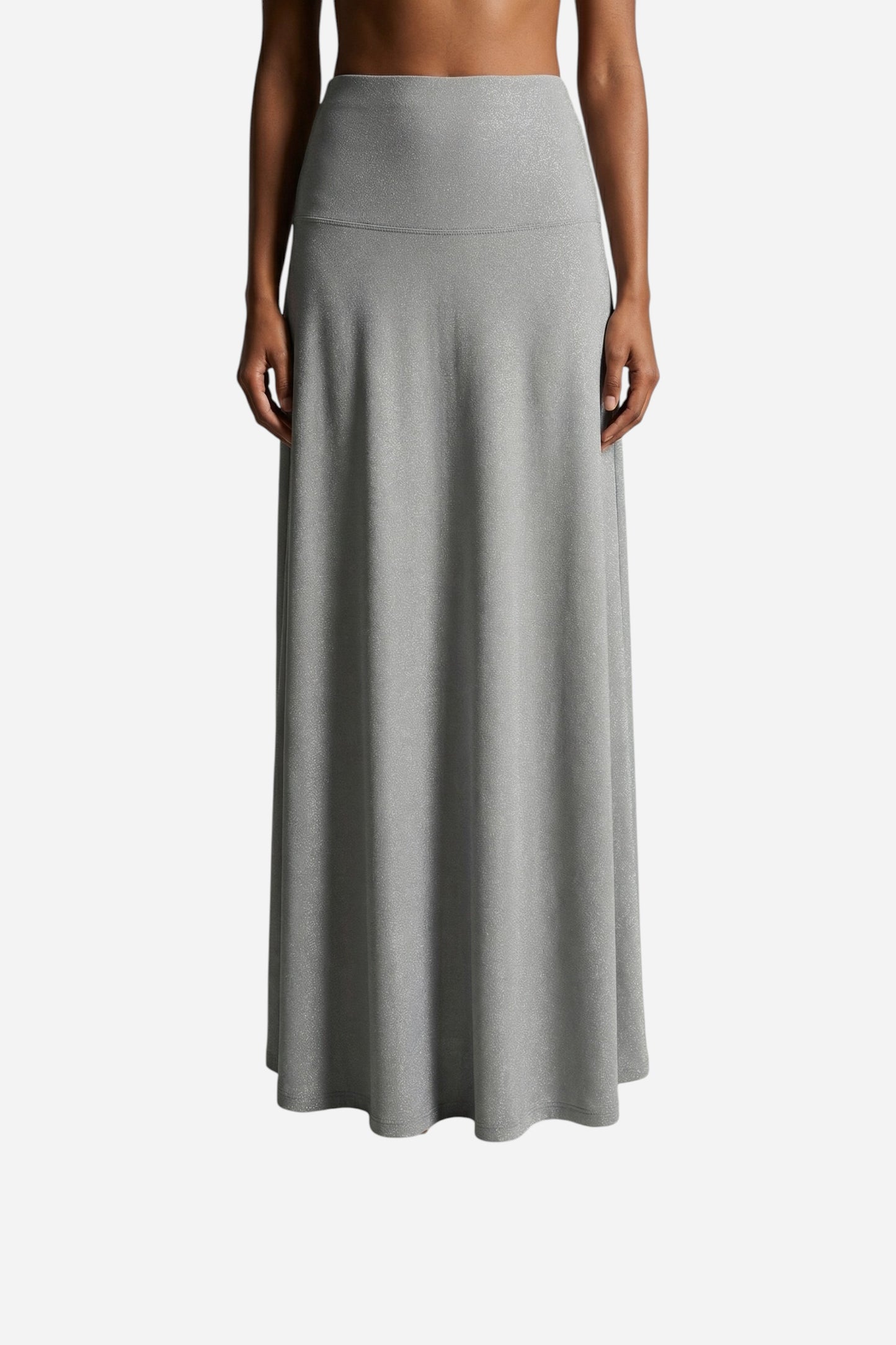 FALDA ARCO LUREX PLATA