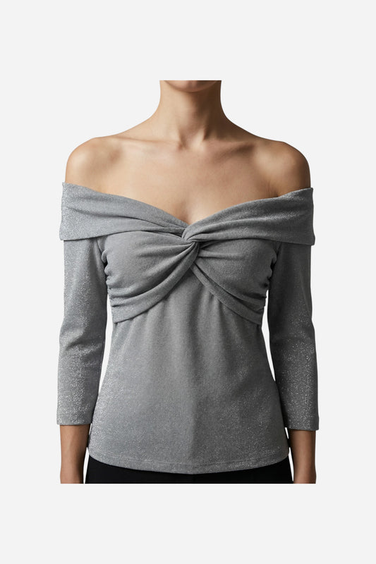 CUERPO NUDO LUREX PLATA