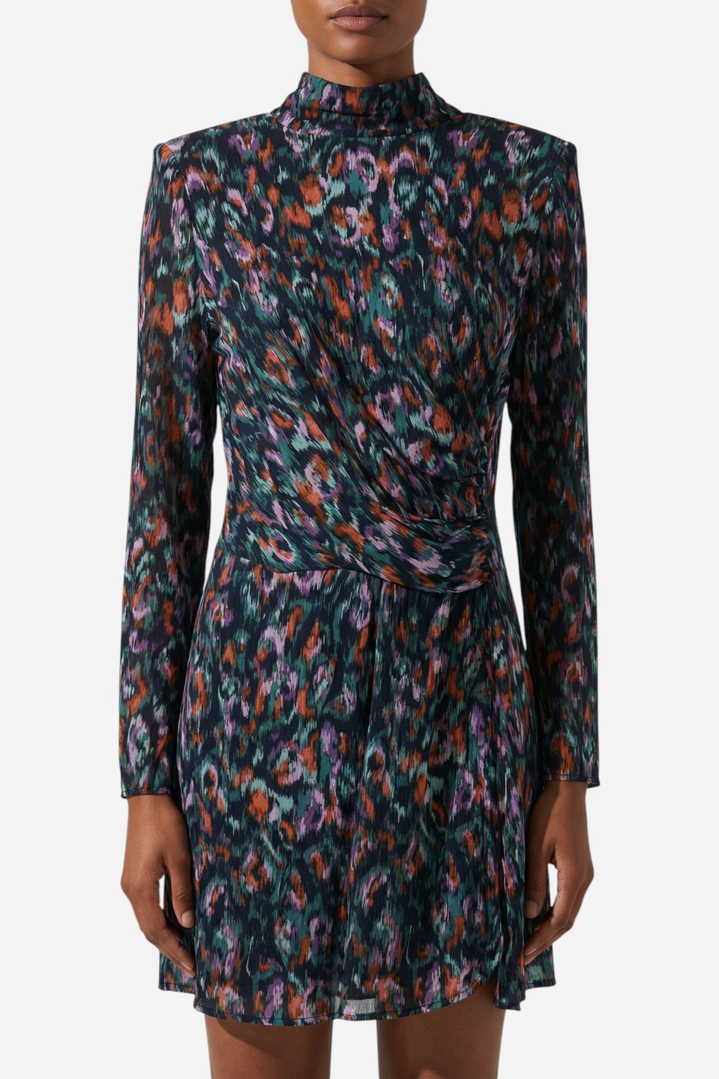 VESTIDO BORE MANCHA ESTAMPADO