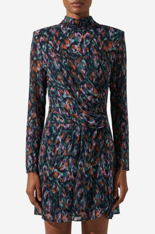 VESTIDO BORE MANCHA ESTAMPADO