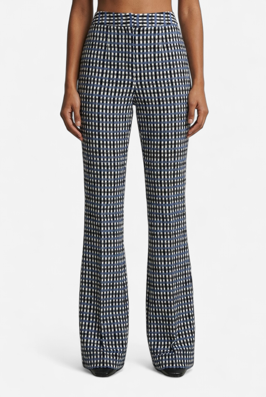 Checked pants