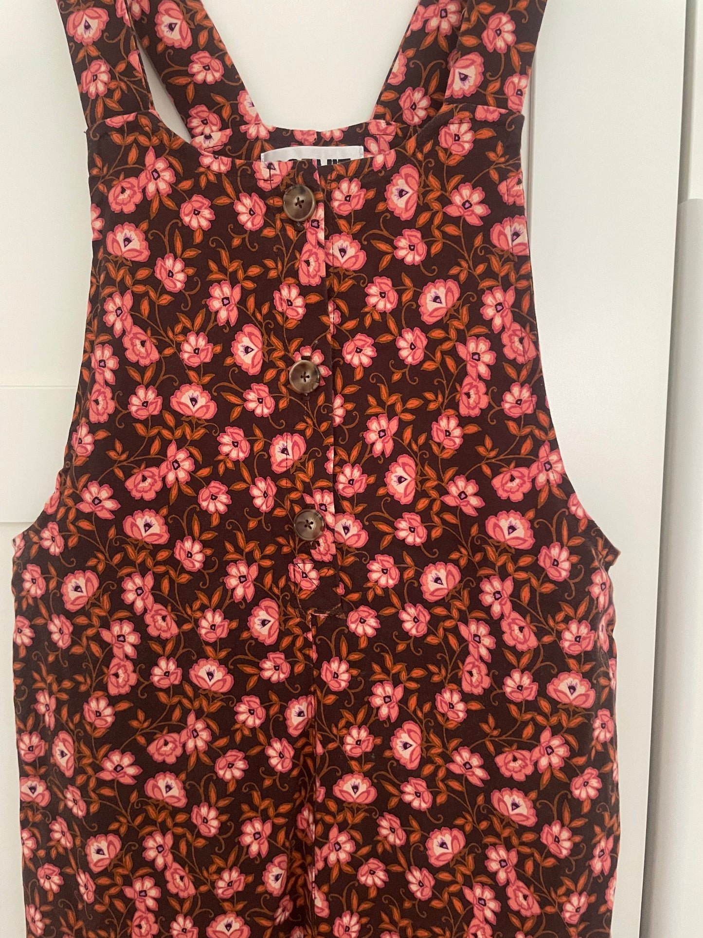 PETO PALOMA FLOR CORAL MARRON