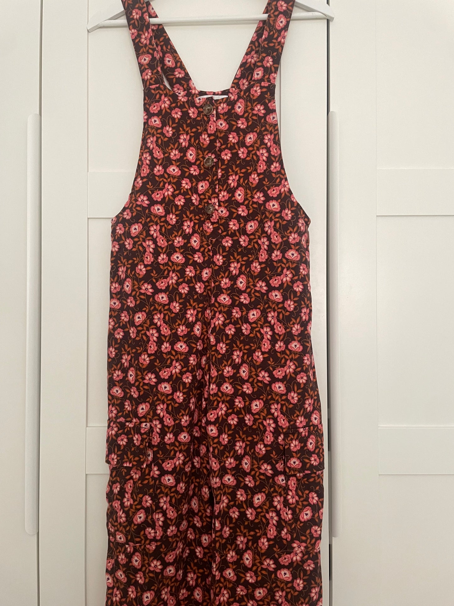 PETO PALOMA FLOR CORAL MARRON