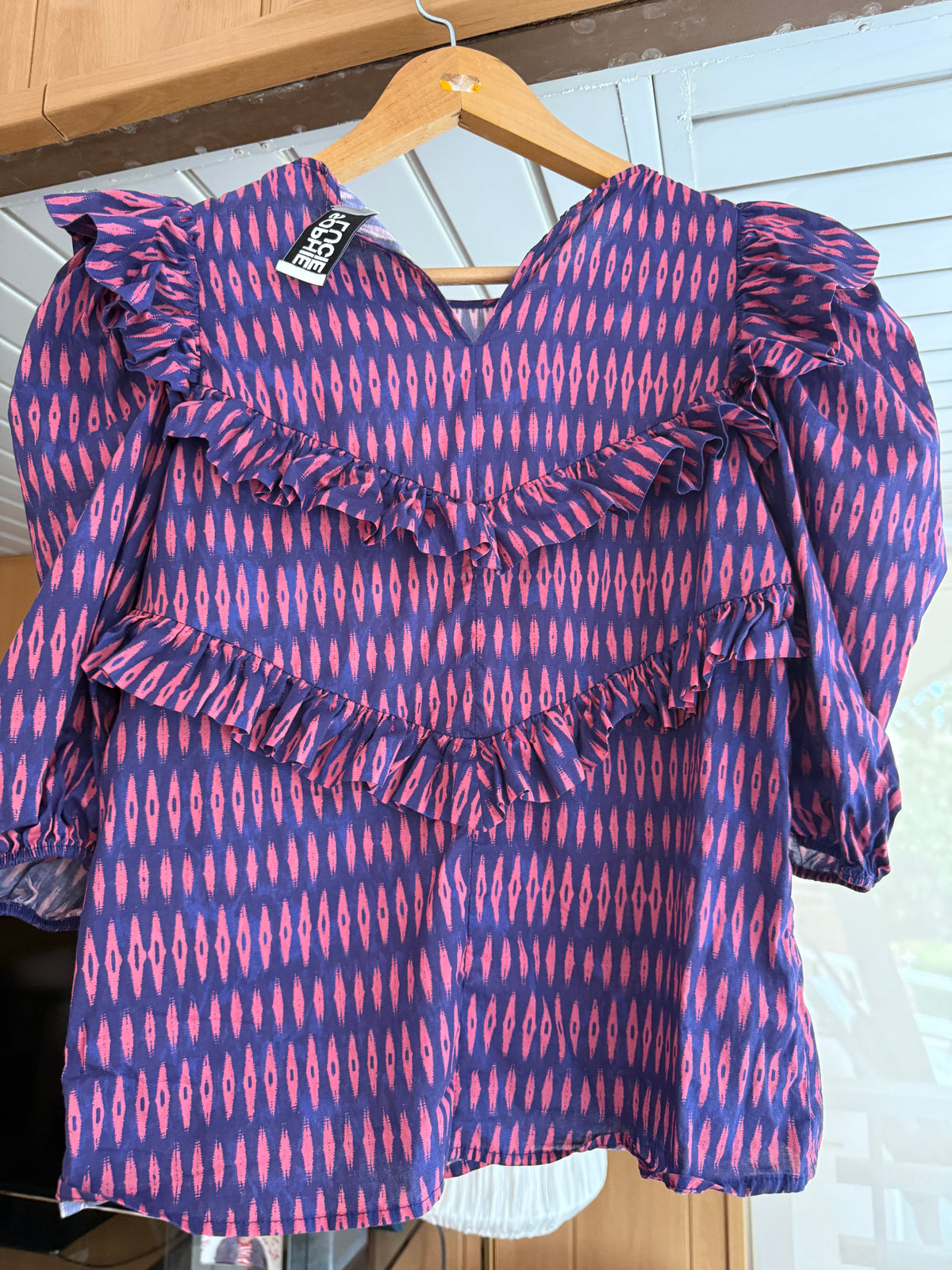 BLUSA OAISY ROMBOS AZUL