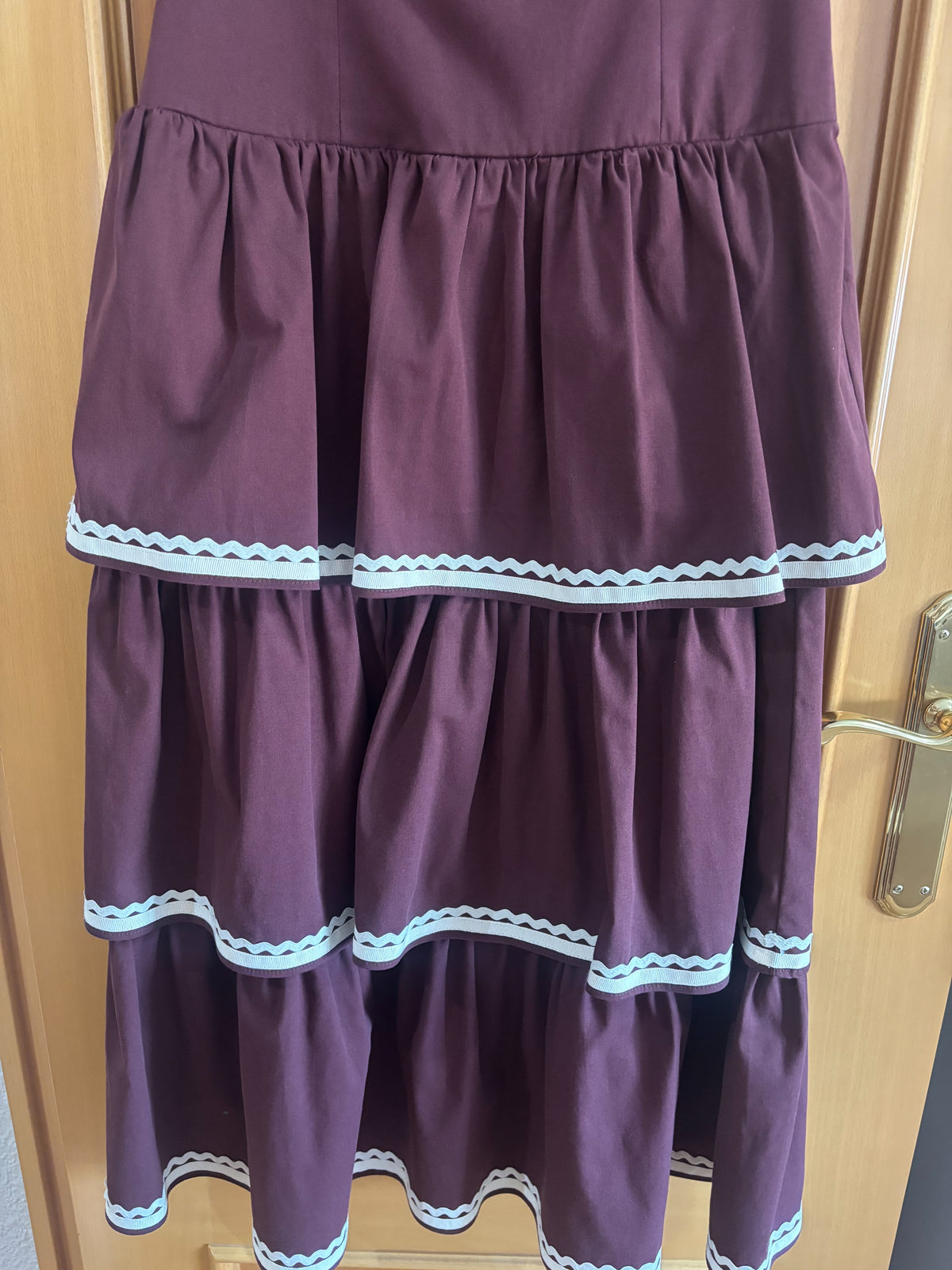 VESTIDO CLO ALGODÓN (BURGUNDY)