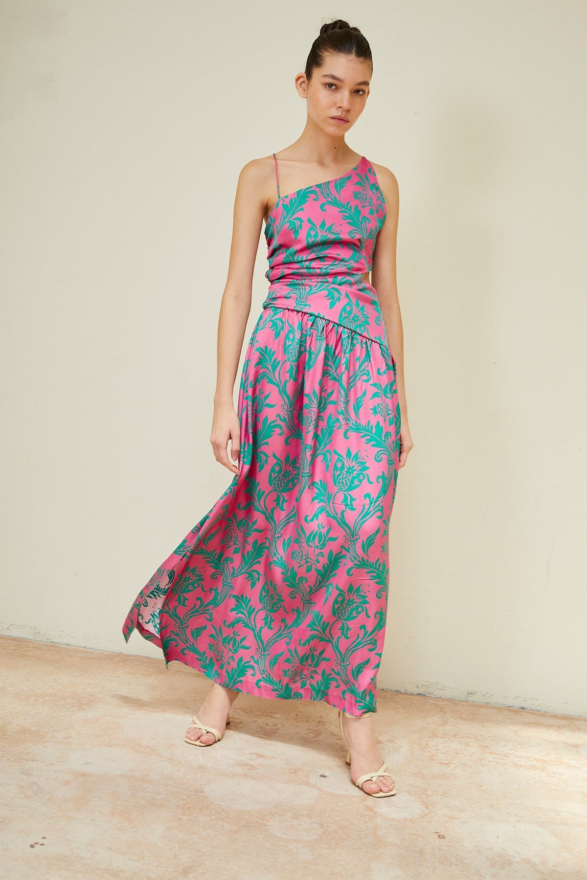 VESTIDO PEGY HAWAI FRESA