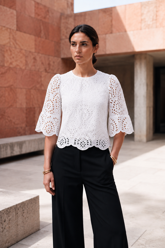 Camisa de encaje Sophie + Lucie