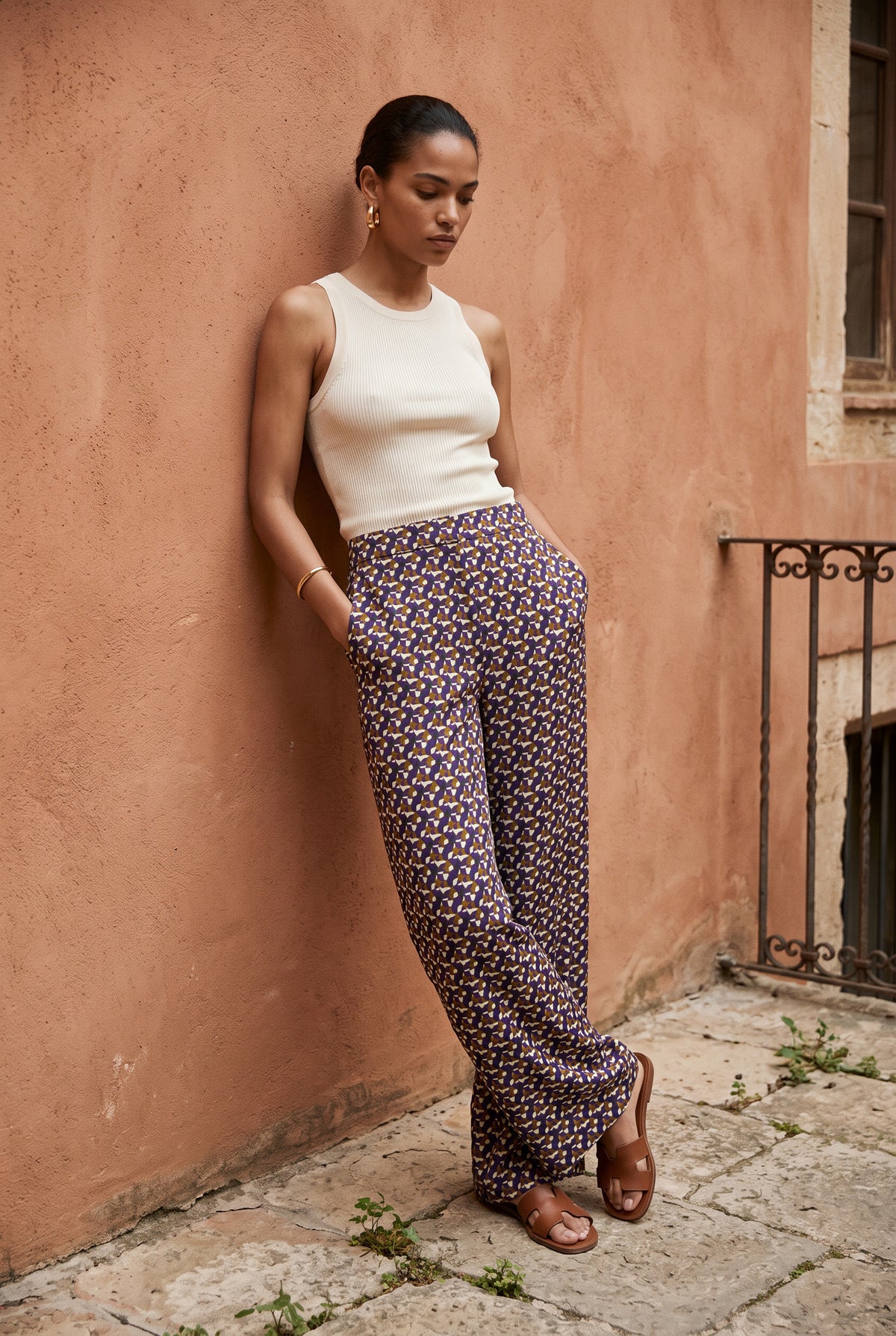 Flared trousers