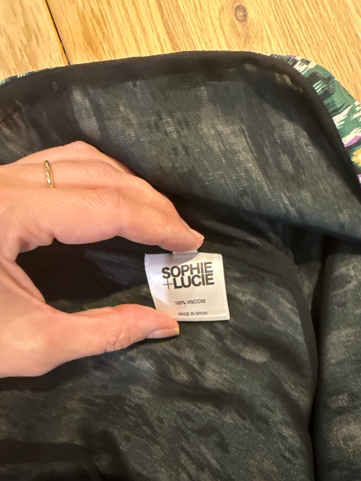 FALDA TUBO IKAT VERDE
