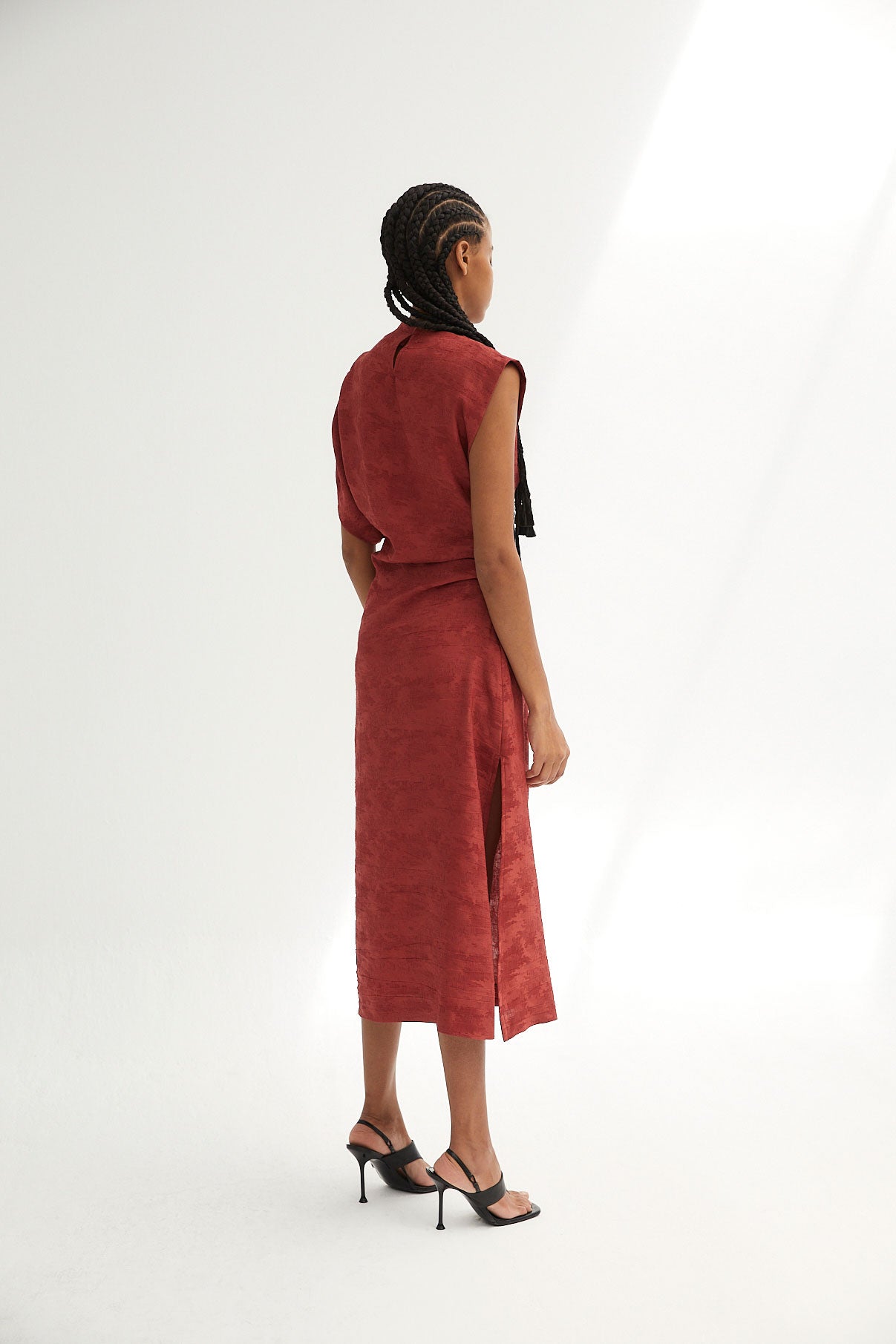 HARA JCQ RUSTIC TILE DRESS